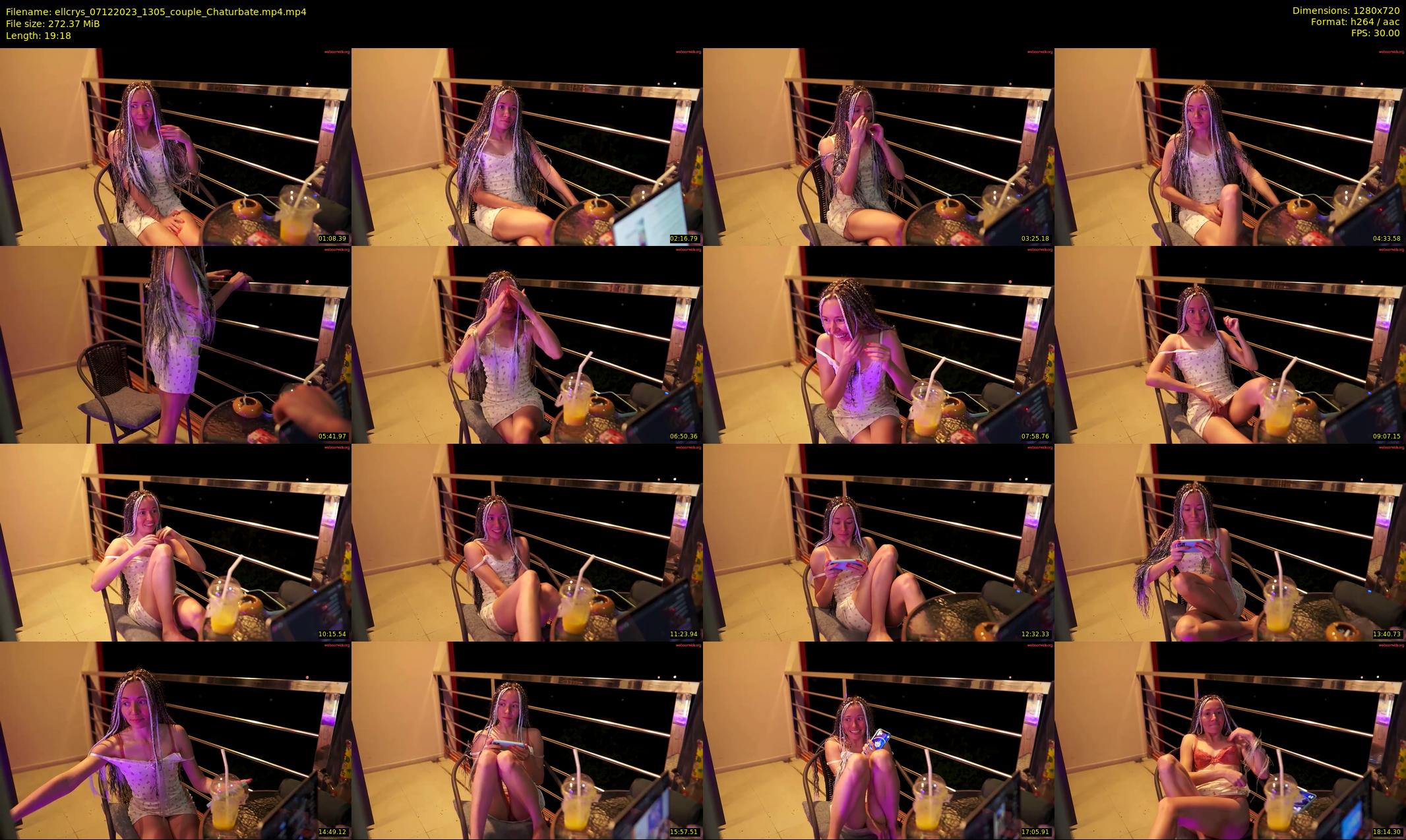 ellcrys — 20 minute Chaturbate couple cam show recording, 720p, Dec 7, 2023