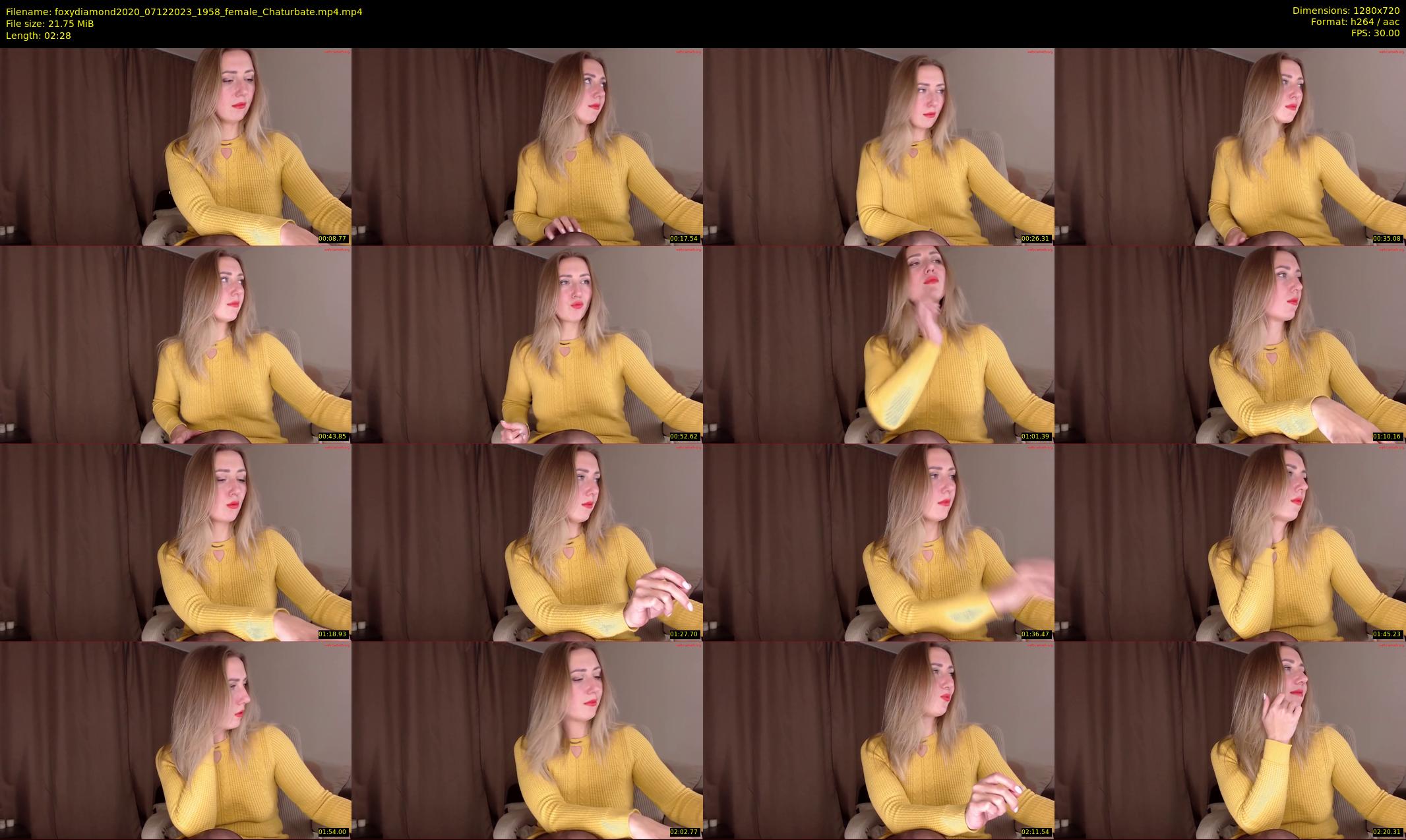 foxydiamond2020 — 3 minute Chaturbate female cam show recording, 720p, Dec 7, 2023
