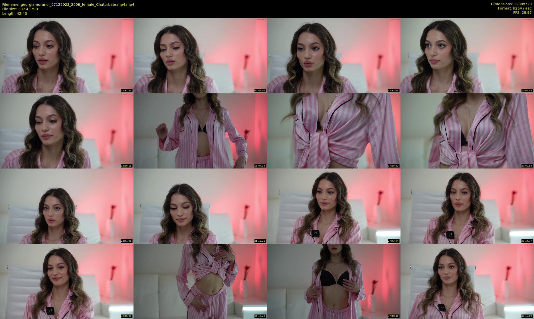 georgiamorandi — 43 minute Chaturbate female cam show recording, 720p, Dec 7, 2023