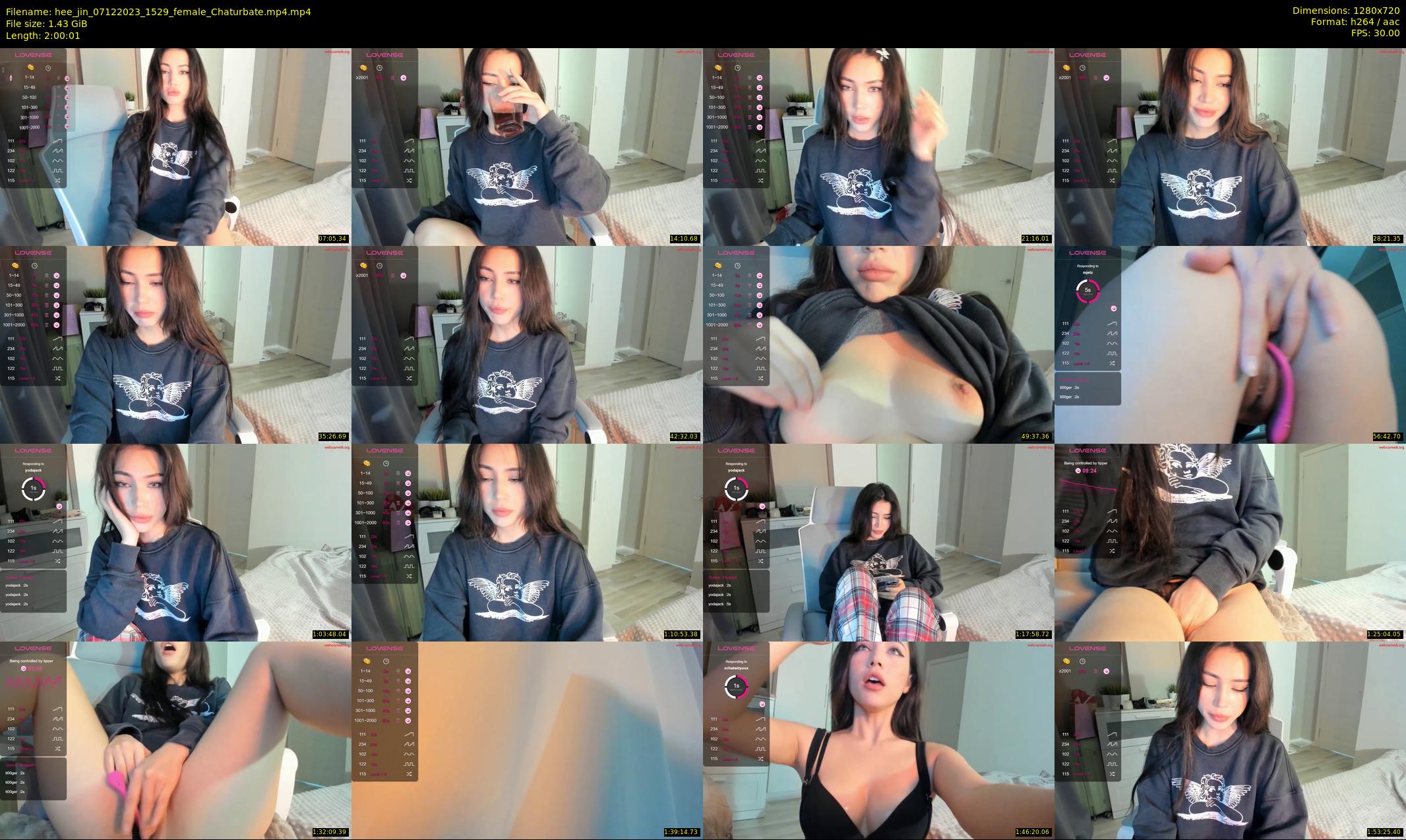 hee_jin — 121 minute Chaturbate female cam show recording, 720p, Dec 7, 2023