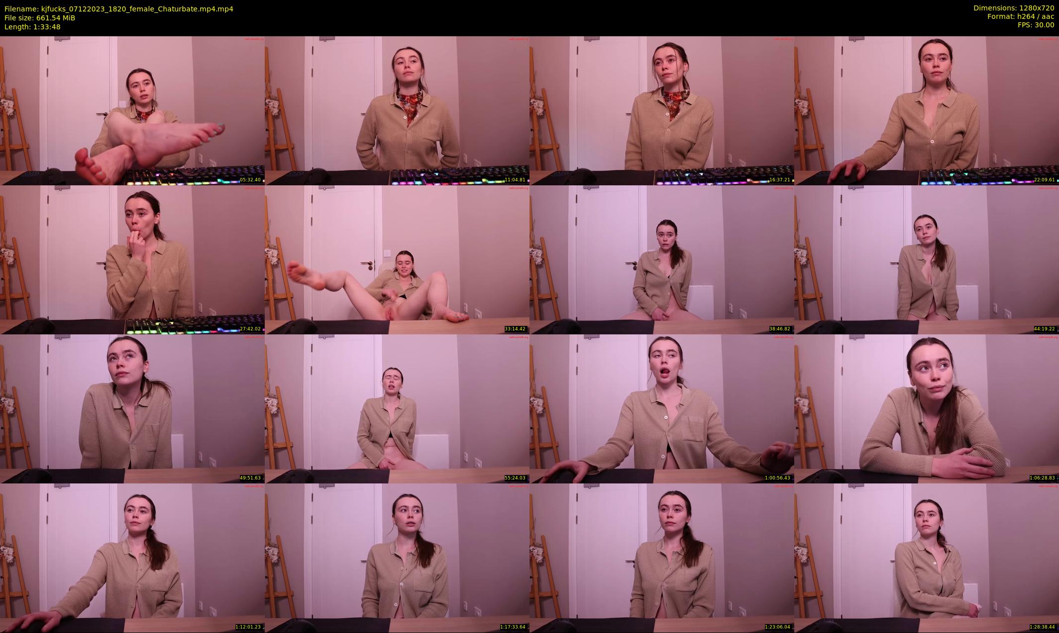 kjfucks — 94 minute Chaturbate couple cam show recording, 720p, Dec 7, 2023