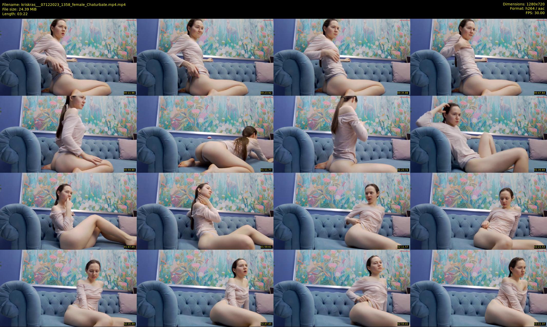 kriskras__ — 4 minute Chaturbate female cam show recording, 720p, Dec 7, 2023