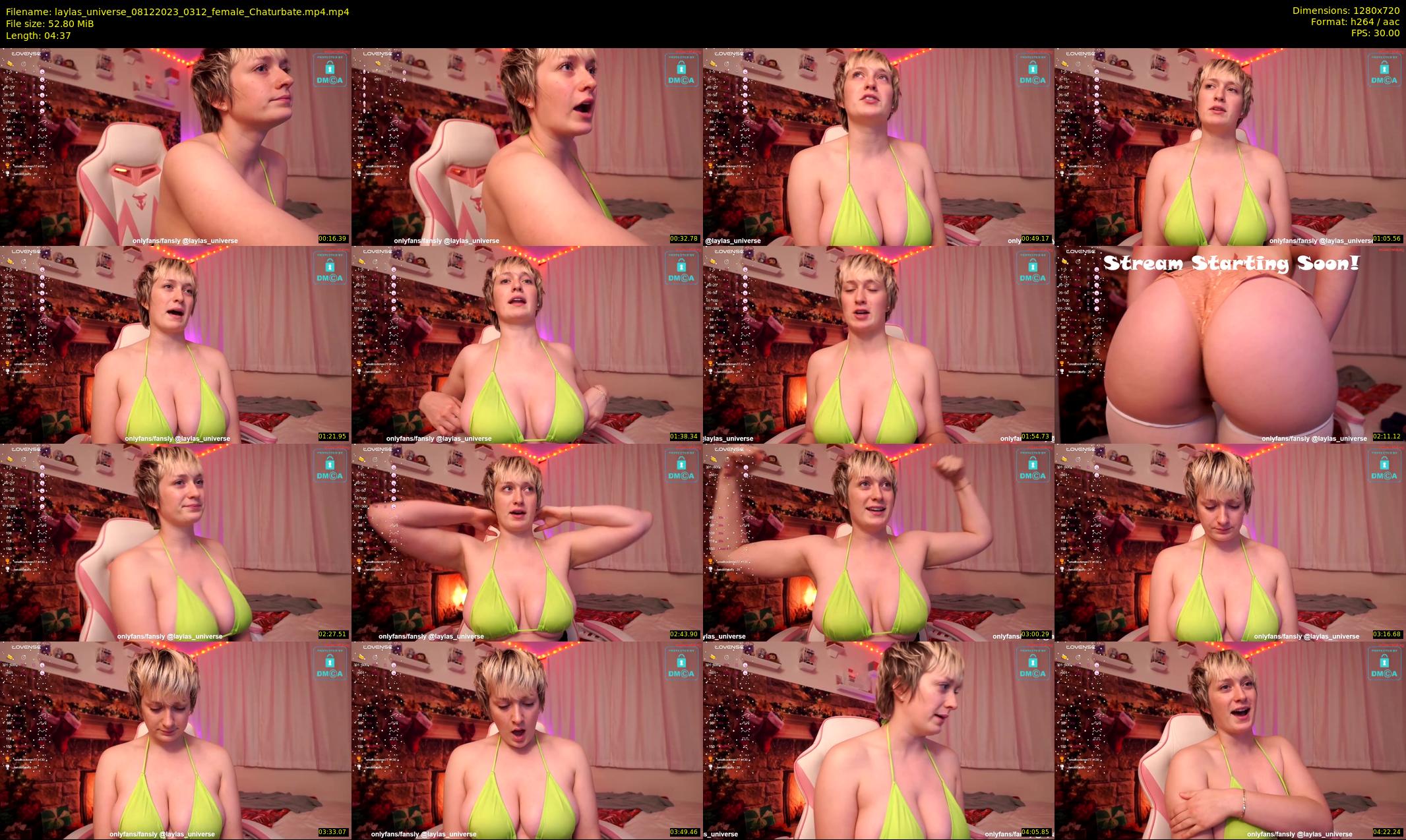 laylas_universe — 5 minute Chaturbate female cam show recording, 720p, Dec 8, 2023
