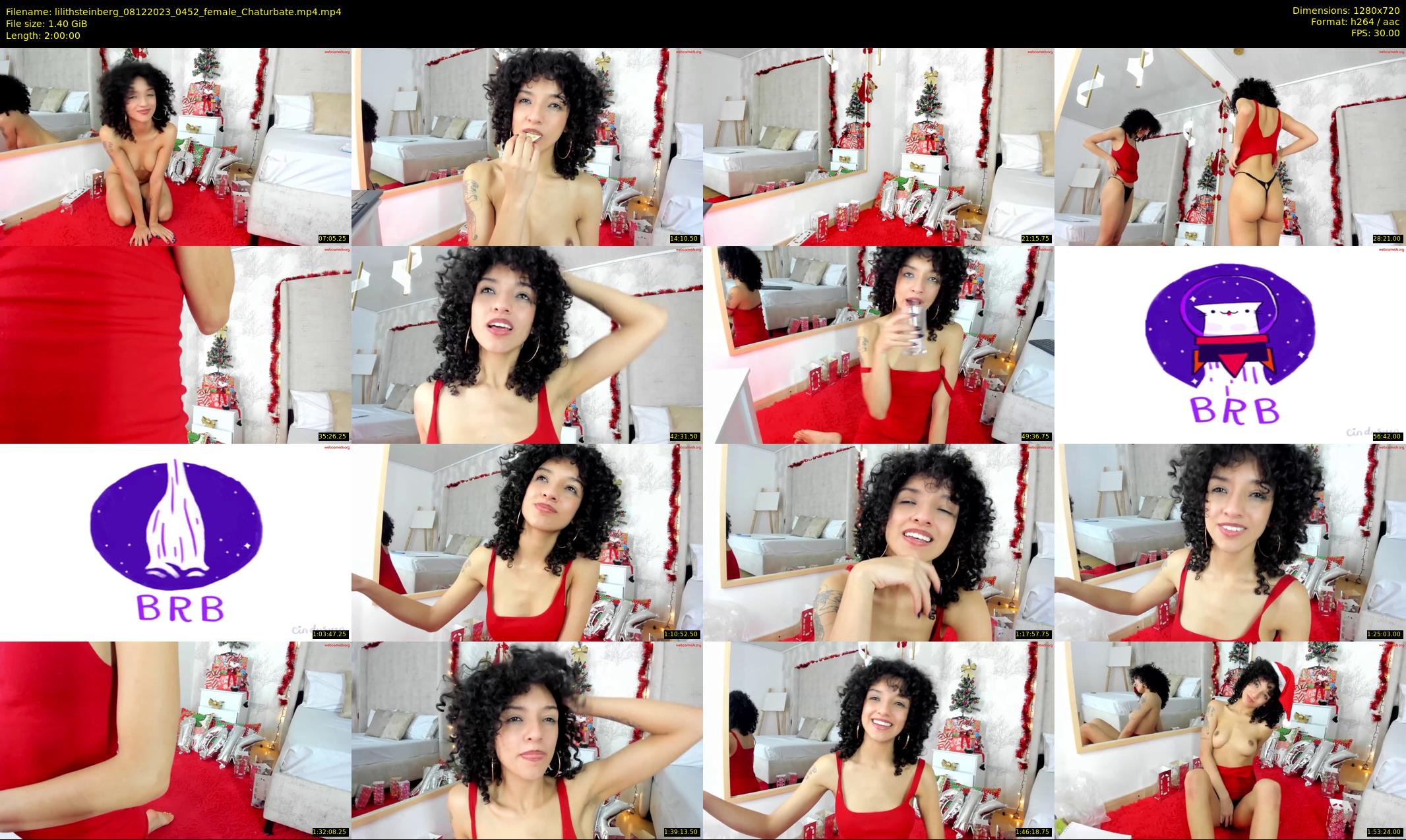 lilithsteinberg — 120 minute Chaturbate female cam show recording, 720p, Dec 8, 2023
