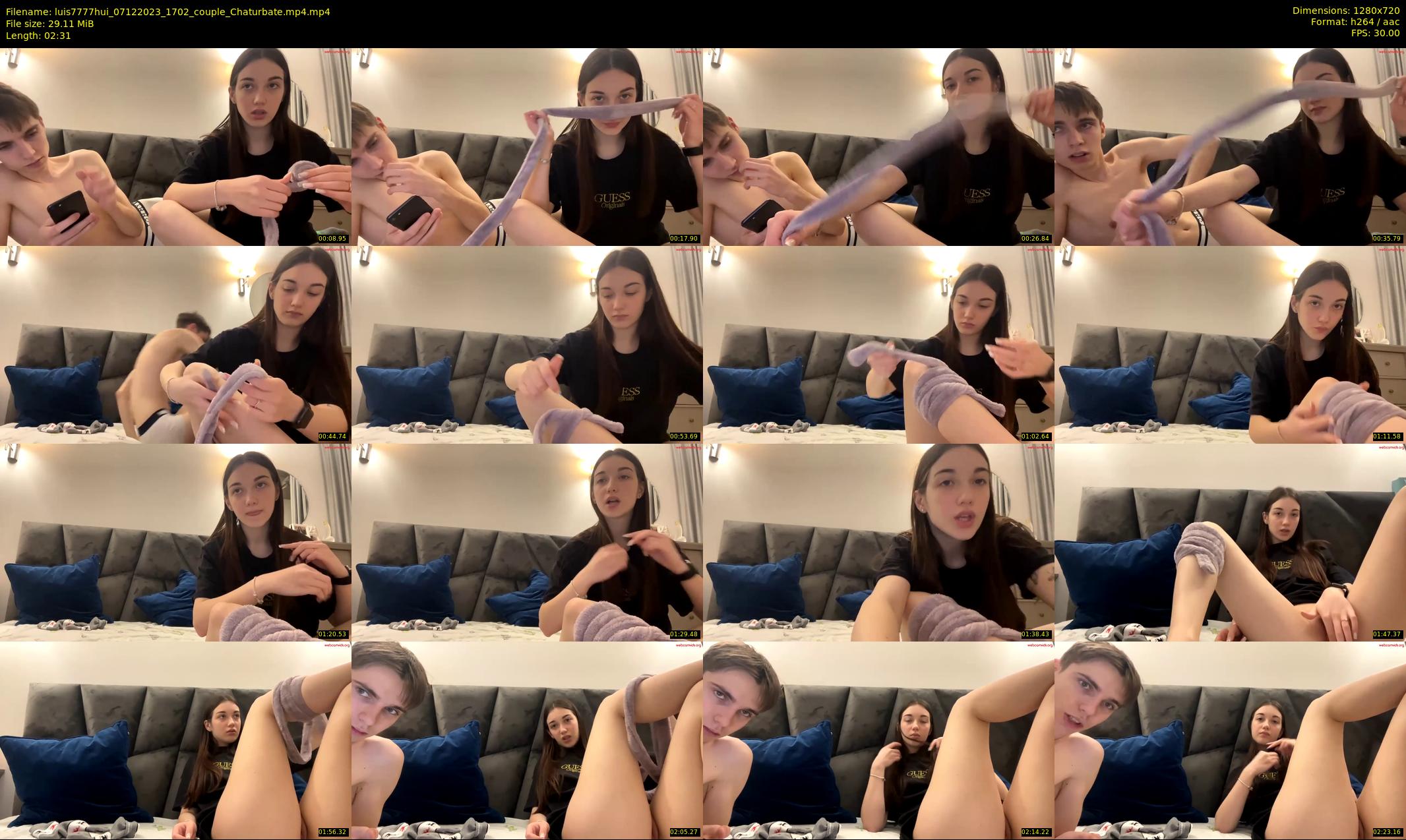 luis7777hui — 3 minute Chaturbate couple cam show recording, 720p, Dec 7, 2023