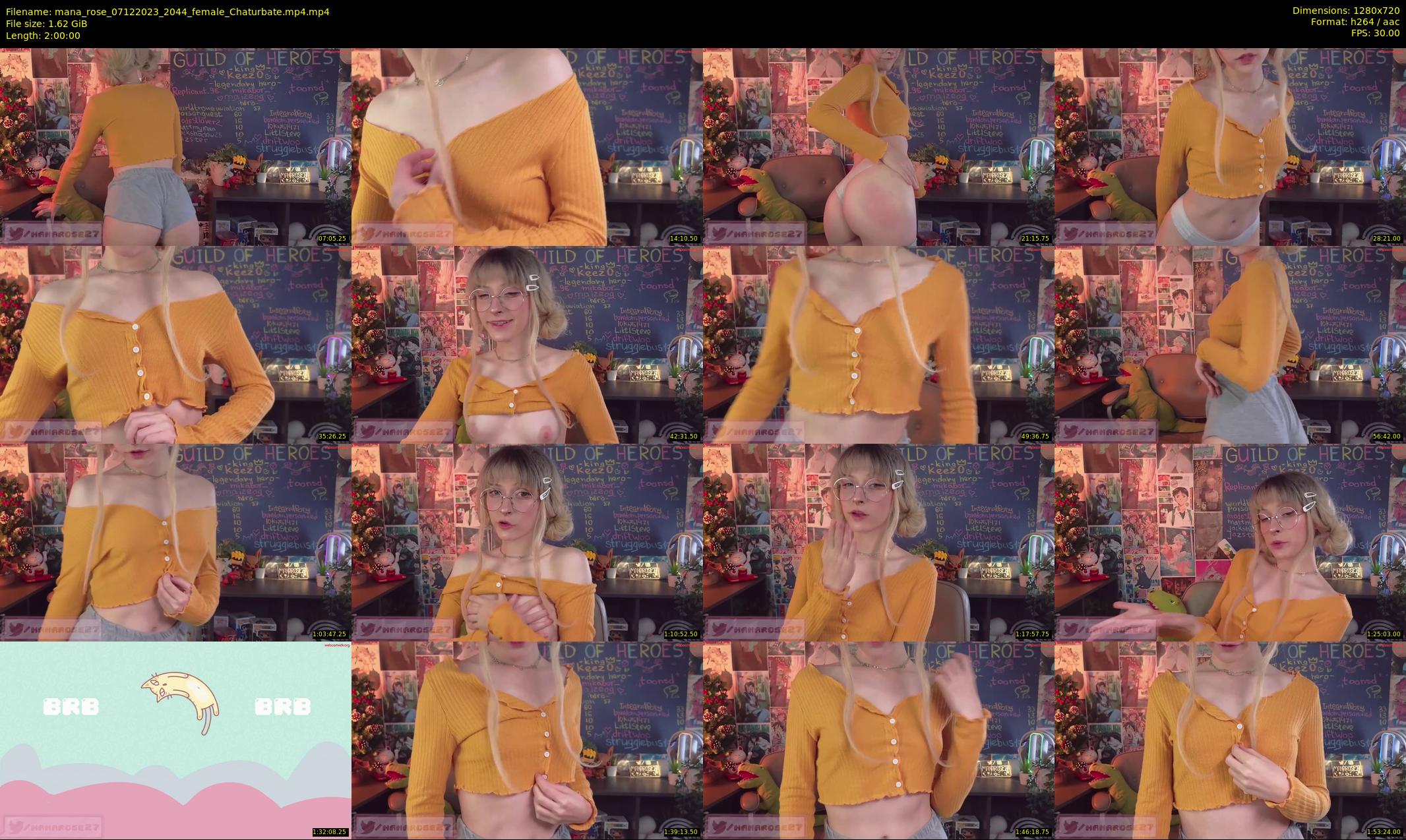 mana_rose — 120 minute Chaturbate female cam show recording, 720p, Dec 7, 2023