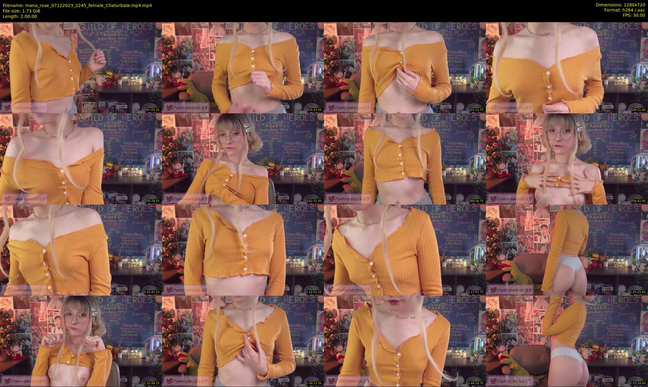 mana_rose — 120 minute Chaturbate female cam show recording, 720p, Dec 7, 2023
