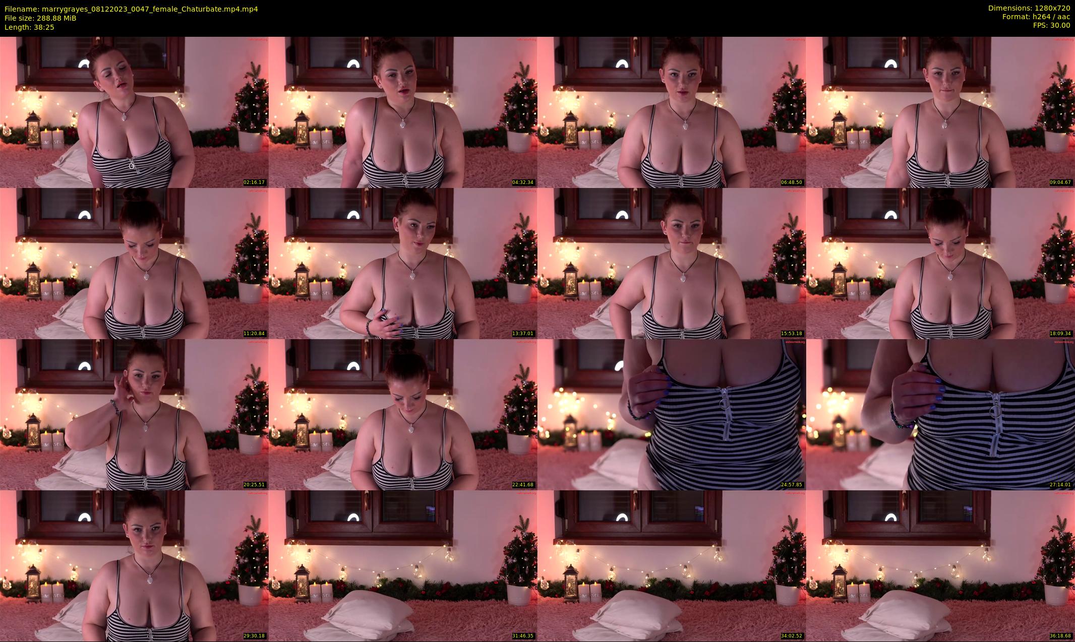 marrygrayes — 39 minute Chaturbate female cam show recording, 720p, Dec 8, 2023