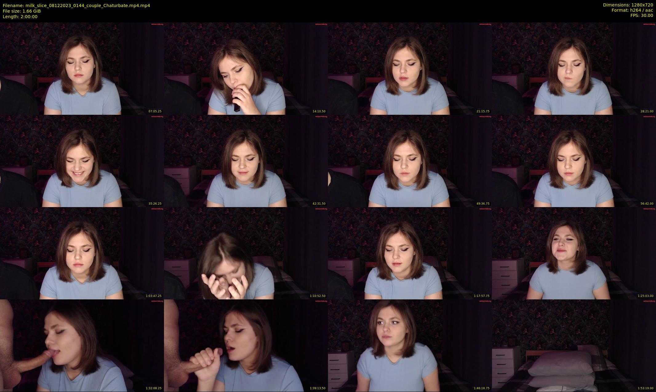 milk_slice — 120 minute Chaturbate couple cam show recording, 720p, Dec 8, 2023