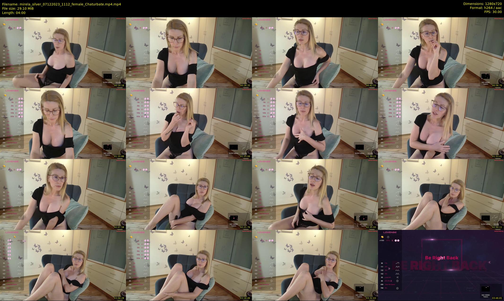 mirela_silver — 4 minute Chaturbate female cam show recording, 720p, Dec 7, 2023