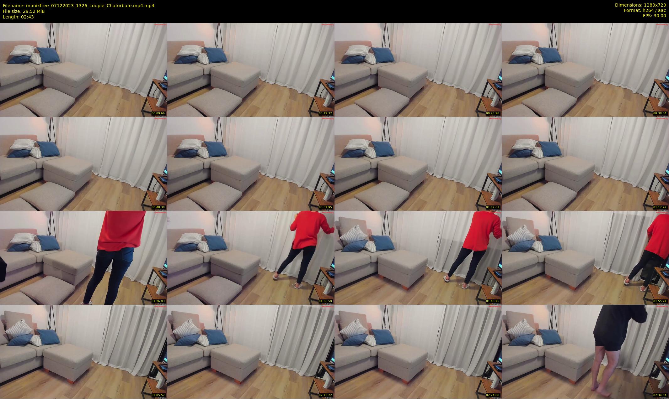 monikfree — 3 minute Chaturbate couple cam show recording, 720p, Dec 7, 2023