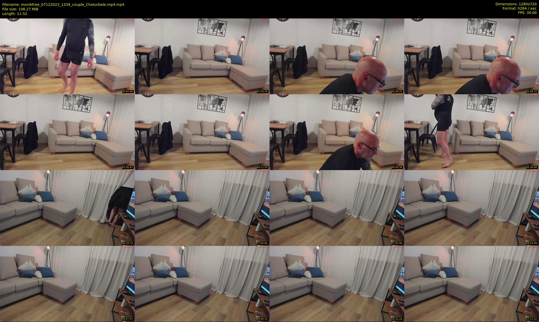monikfree — 12 minute Chaturbate couple cam show recording, 720p, Dec 7, 2023