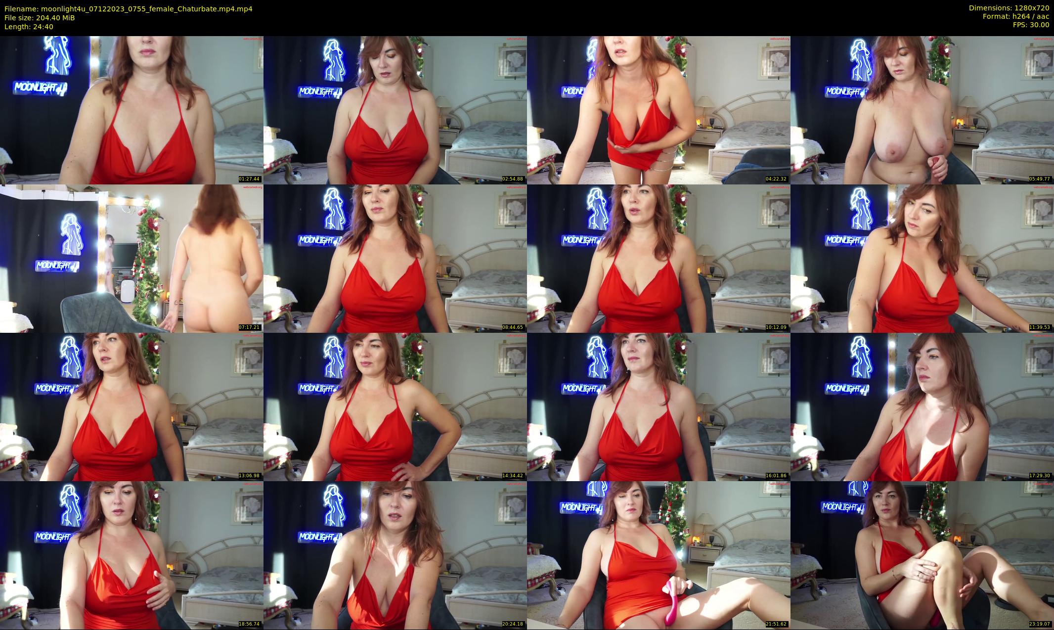 moonlight4u — 25 minute Chaturbate female cam show recording, 720p, Dec 7, 2023