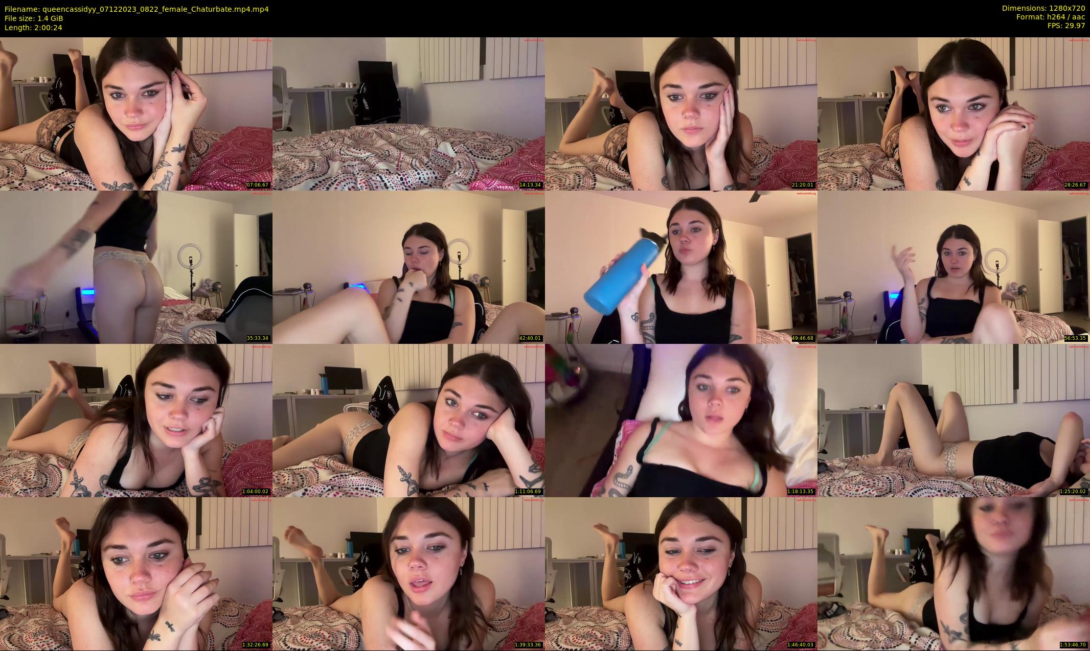 queencassidyy — 121 minute Chaturbate female cam show recording, 720p, Dec 7, 2023