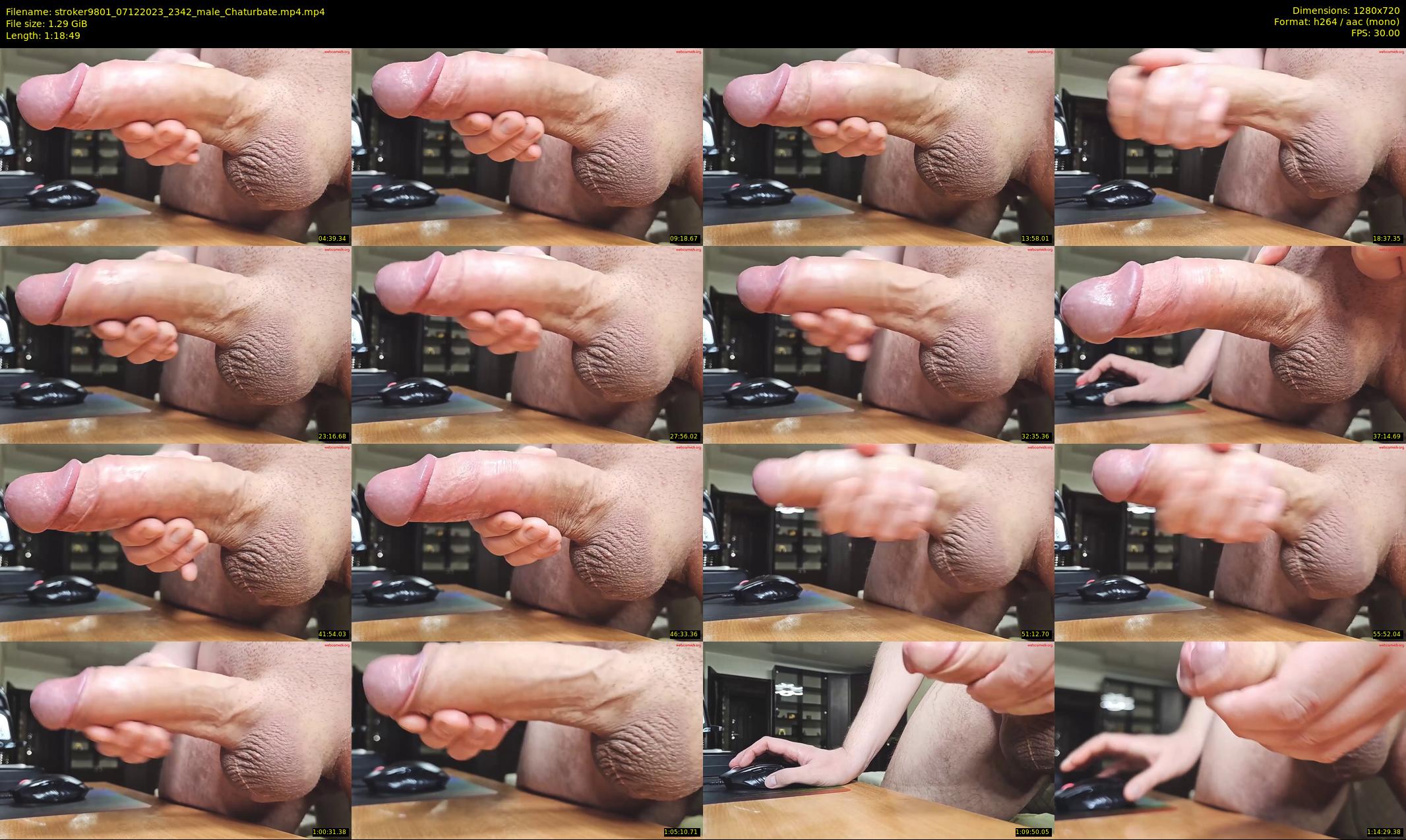 stroker9801 — 79 minute Chaturbate male cam show recording, 720p, Dec 7, 2023