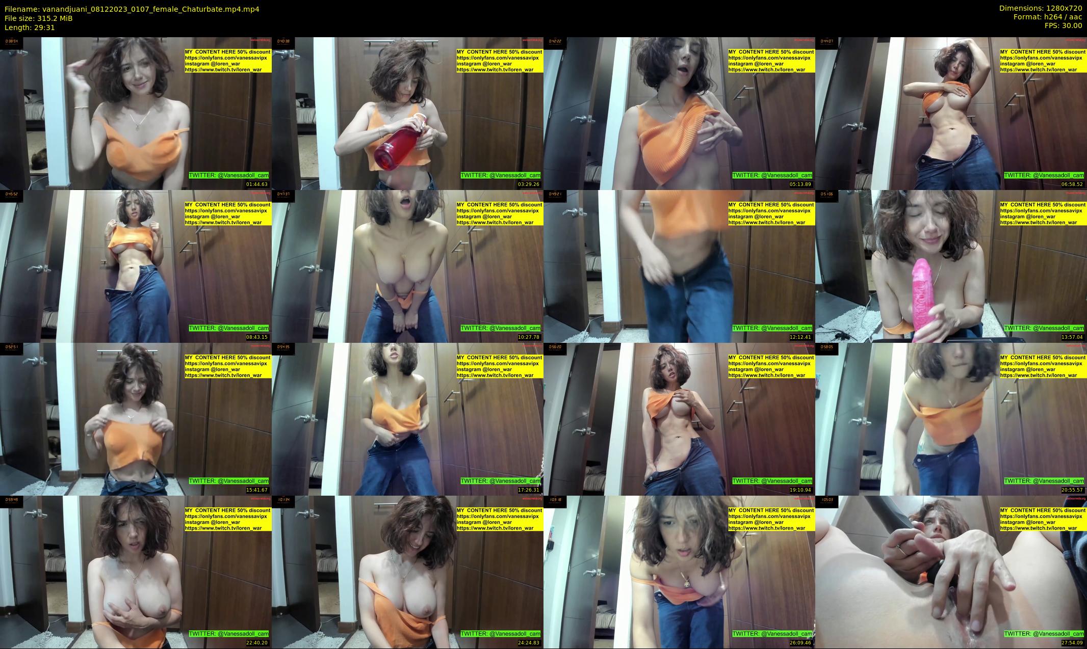 vanandjuani — 30 minute Chaturbate female cam show recording, 720p, Dec 8, 2023