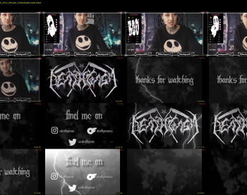 666deathgasm — 3 minute Chaturbate female cam show recording, 720p, Dec 8, 2023