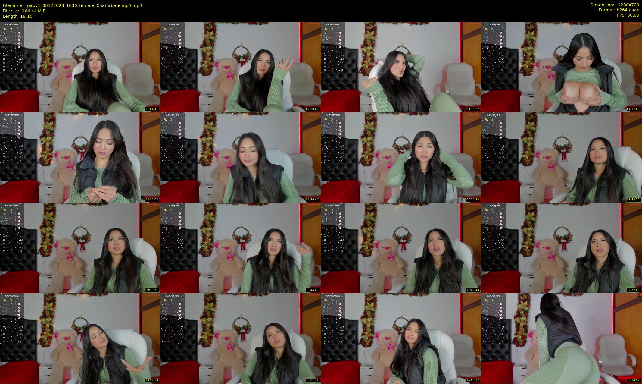 _gaby1 — 19 minute Chaturbate female cam show recording, 720p, Dec 8, 2023
