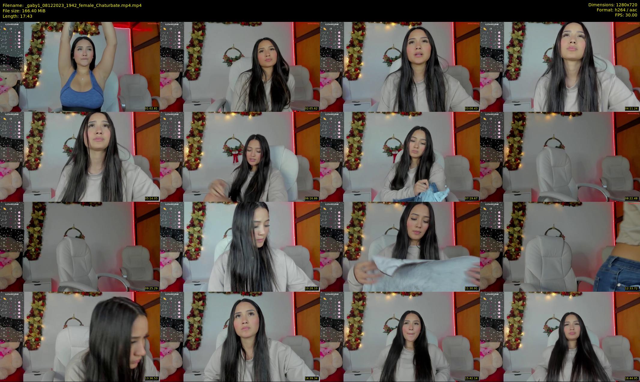 _gaby1 — 18 minute Chaturbate female cam show recording, 720p, Dec 8, 2023