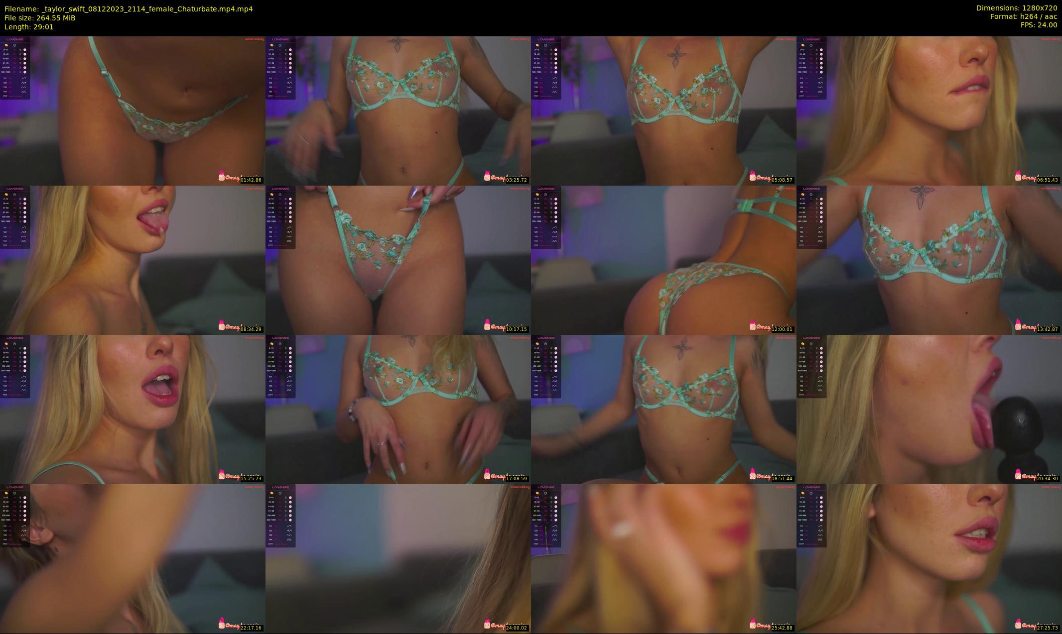 _taylor_swift — 30 minute Chaturbate female cam show recording, 720p, Dec 8, 2023