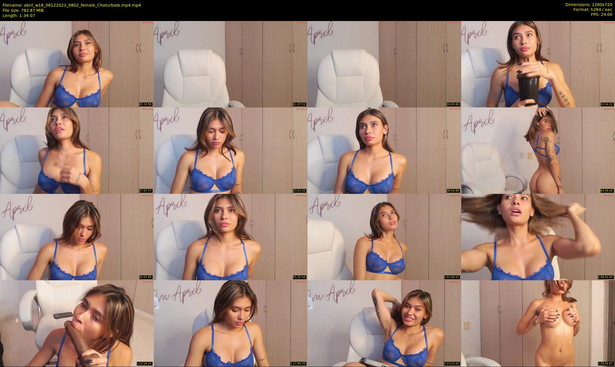 abril_w18 — 95 minute Chaturbate female cam show recording, 720p, Dec 8, 2023