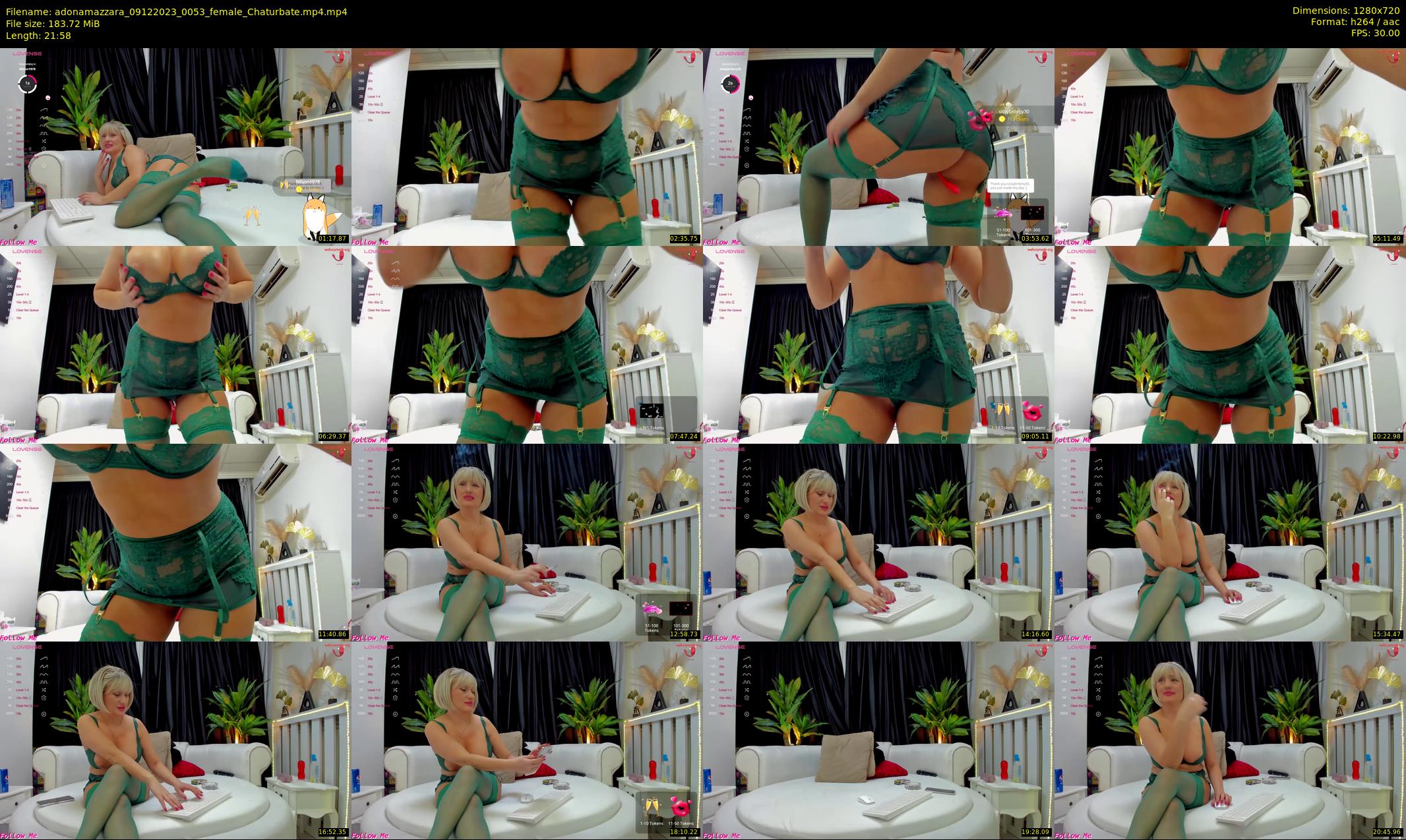 adonamazzara — 22 minute Chaturbate female cam show recording, 720p, Dec 9, 2023