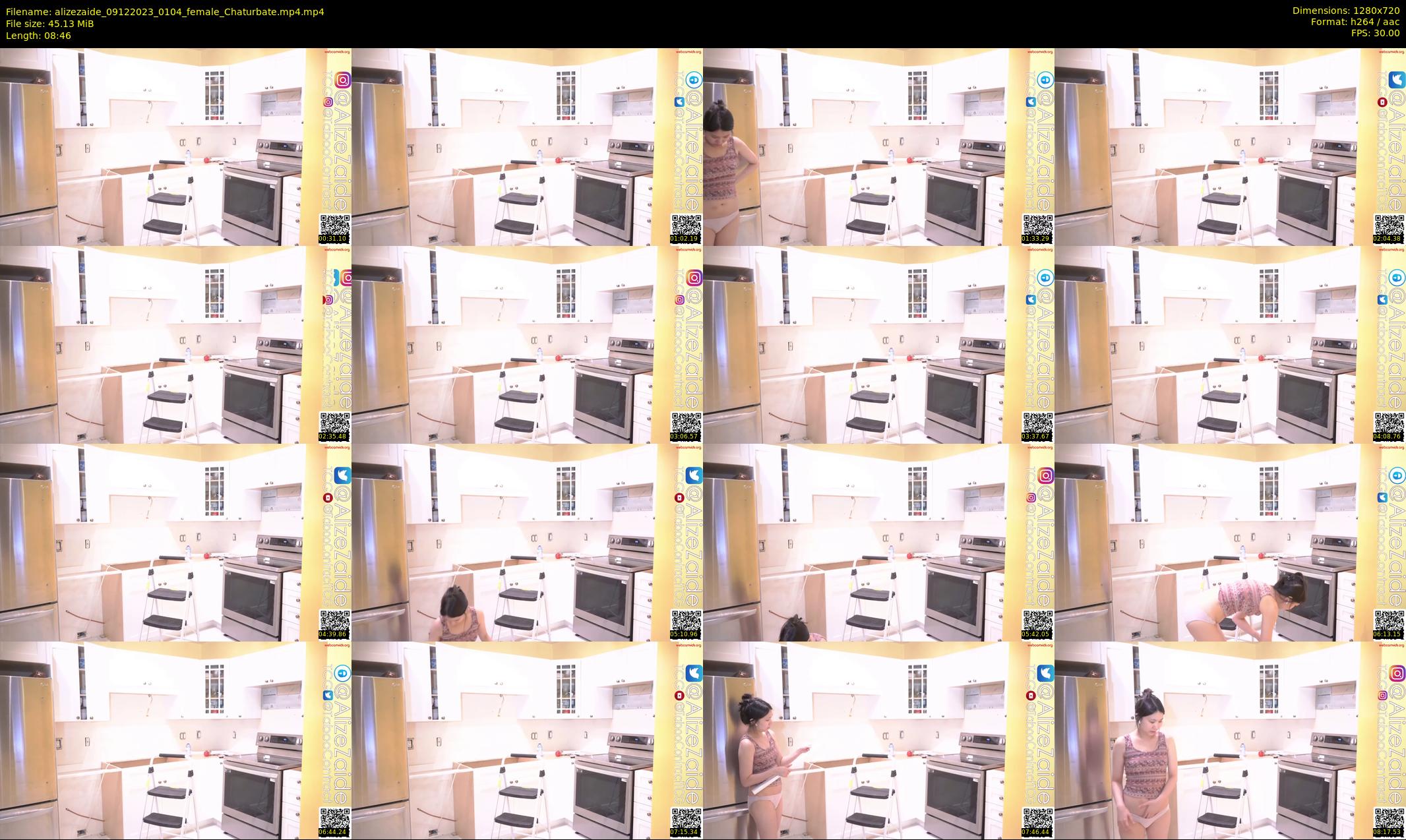 alizezaide — 9 minute Chaturbate female cam show recording, 720p, Dec 9, 2023
