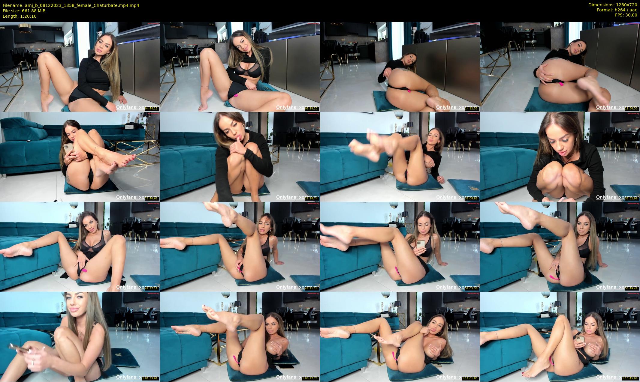 amj_b — 81 minute Chaturbate female cam show recording, 720p, Dec 8, 2023
