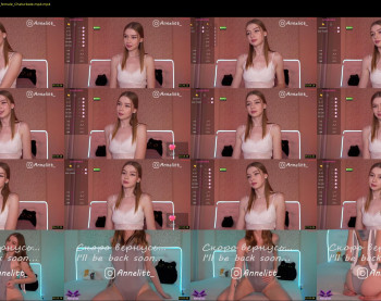 annelitt — 13 minute Chaturbate female cam show recording, 720p, Dec 8, 2023