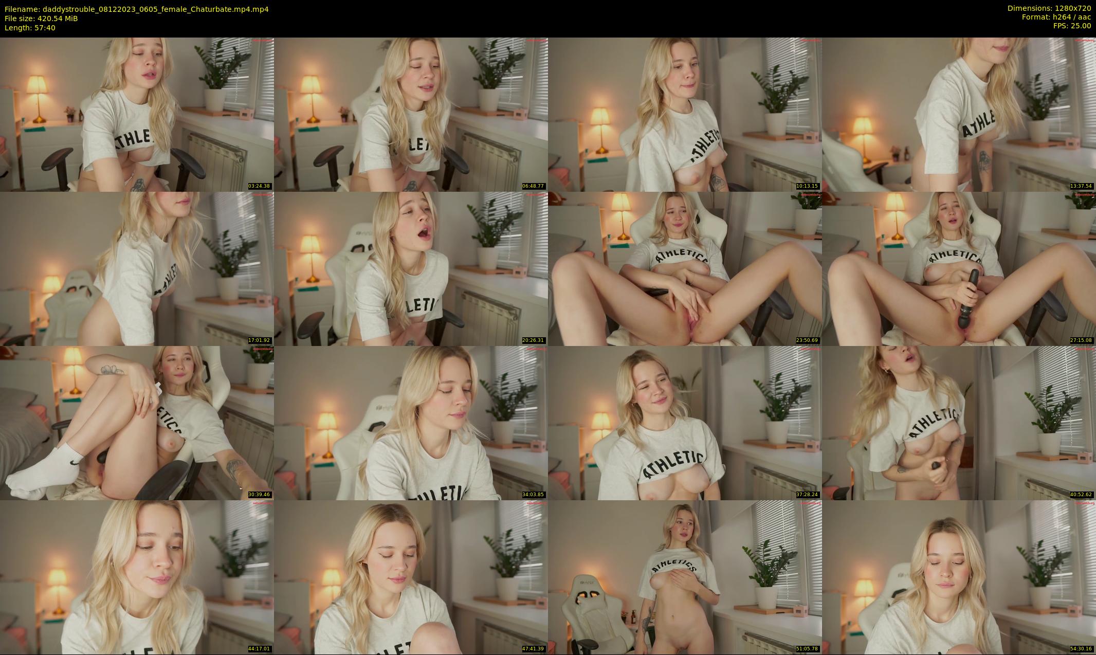 daddystrouble — 58 minute Chaturbate female cam show recording, 720p, Dec 8, 2023