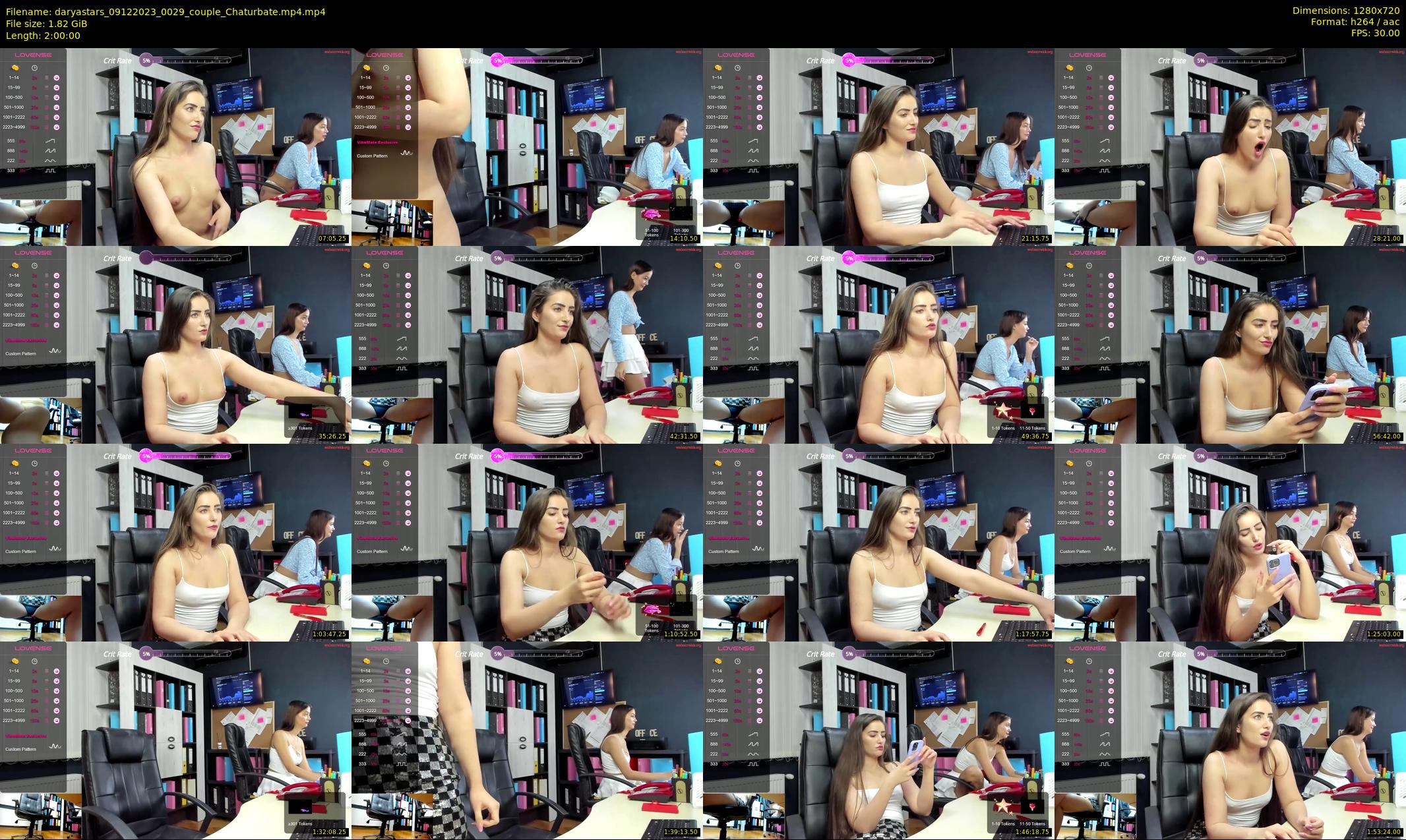 daryastars — 120 minute Chaturbate couple cam show recording, 720p, Dec 9, 2023