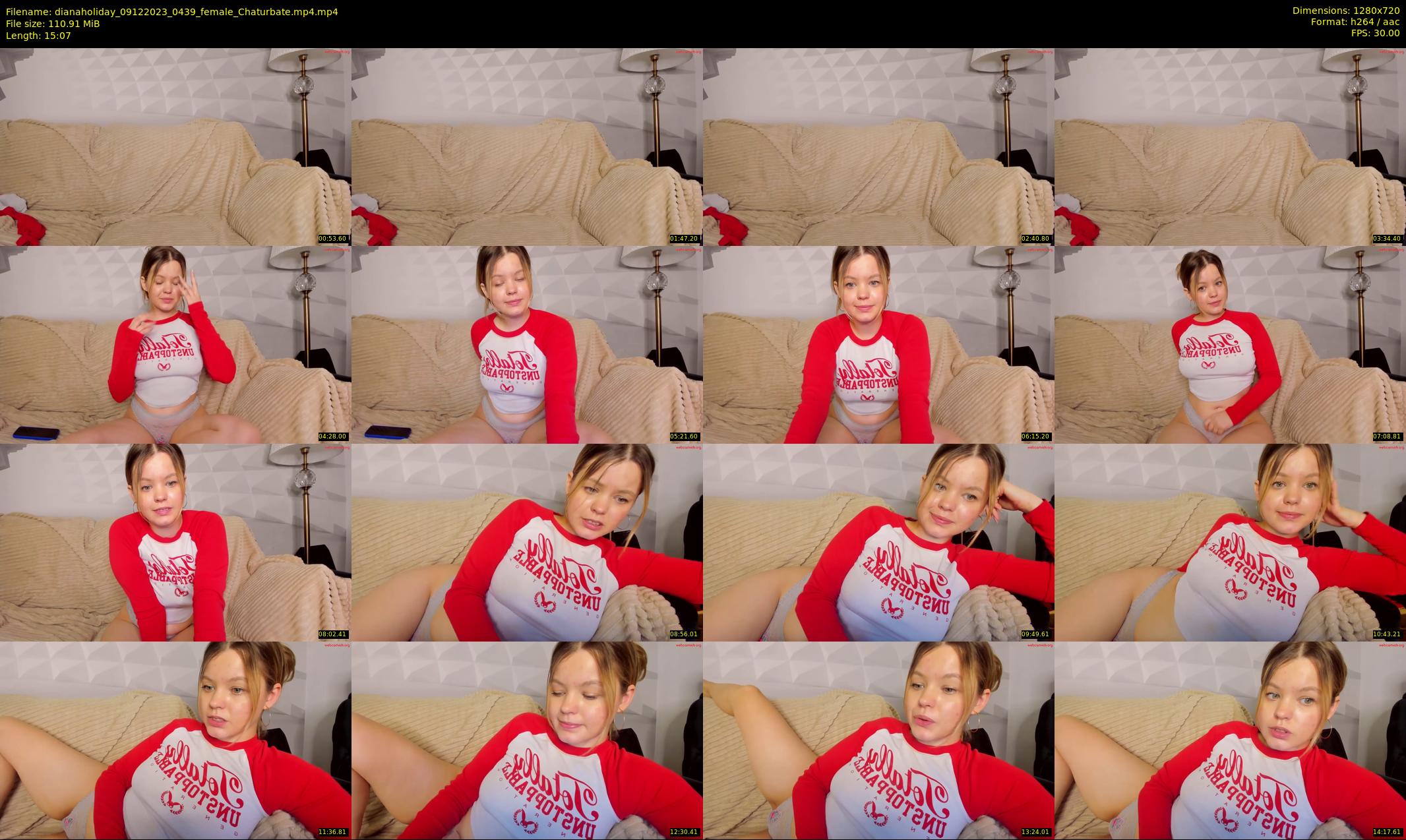 dianaholiday — 16 minute Chaturbate female cam show recording, 720p, Dec 9, 2023