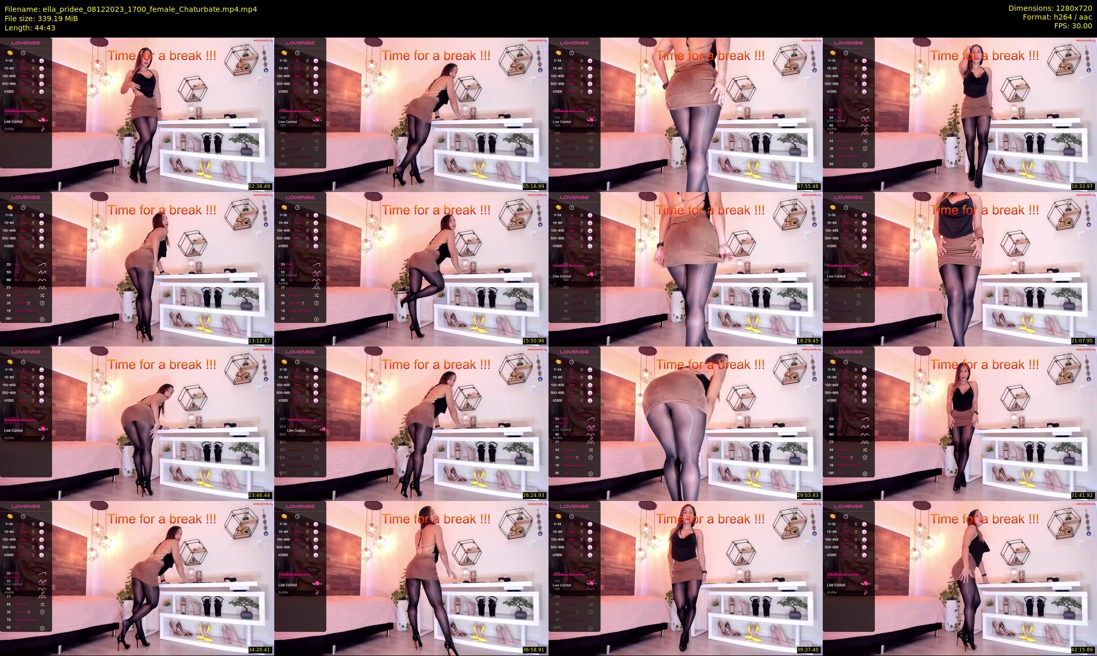 ella_pridee — 45 minute Chaturbate female cam show recording, 720p, Dec 8, 2023