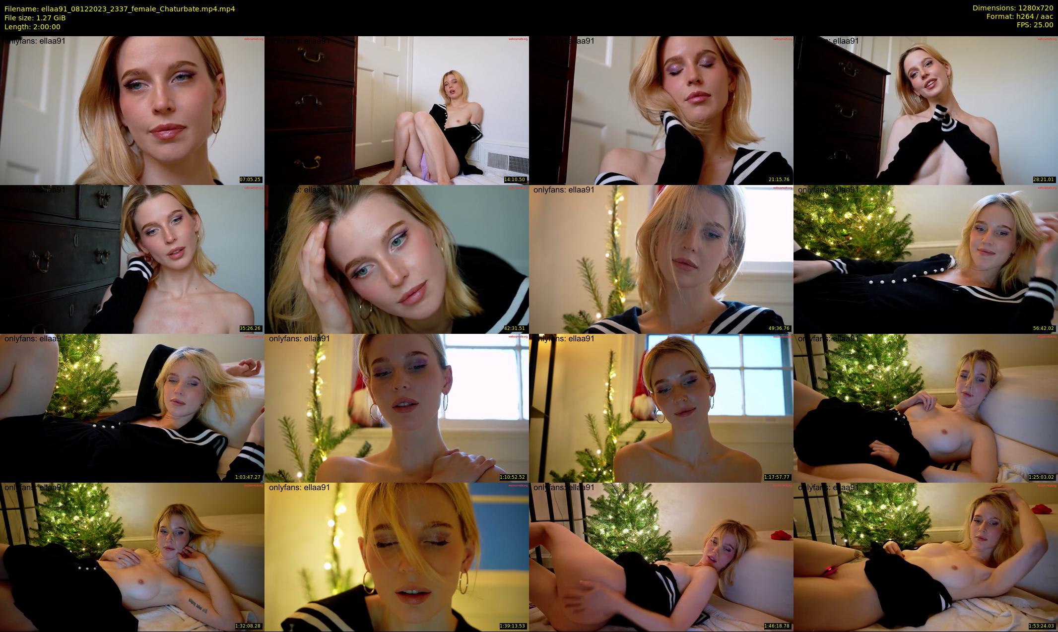 ellaa91 — 120 minute Chaturbate female cam show recording, 720p, Dec 8, 2023