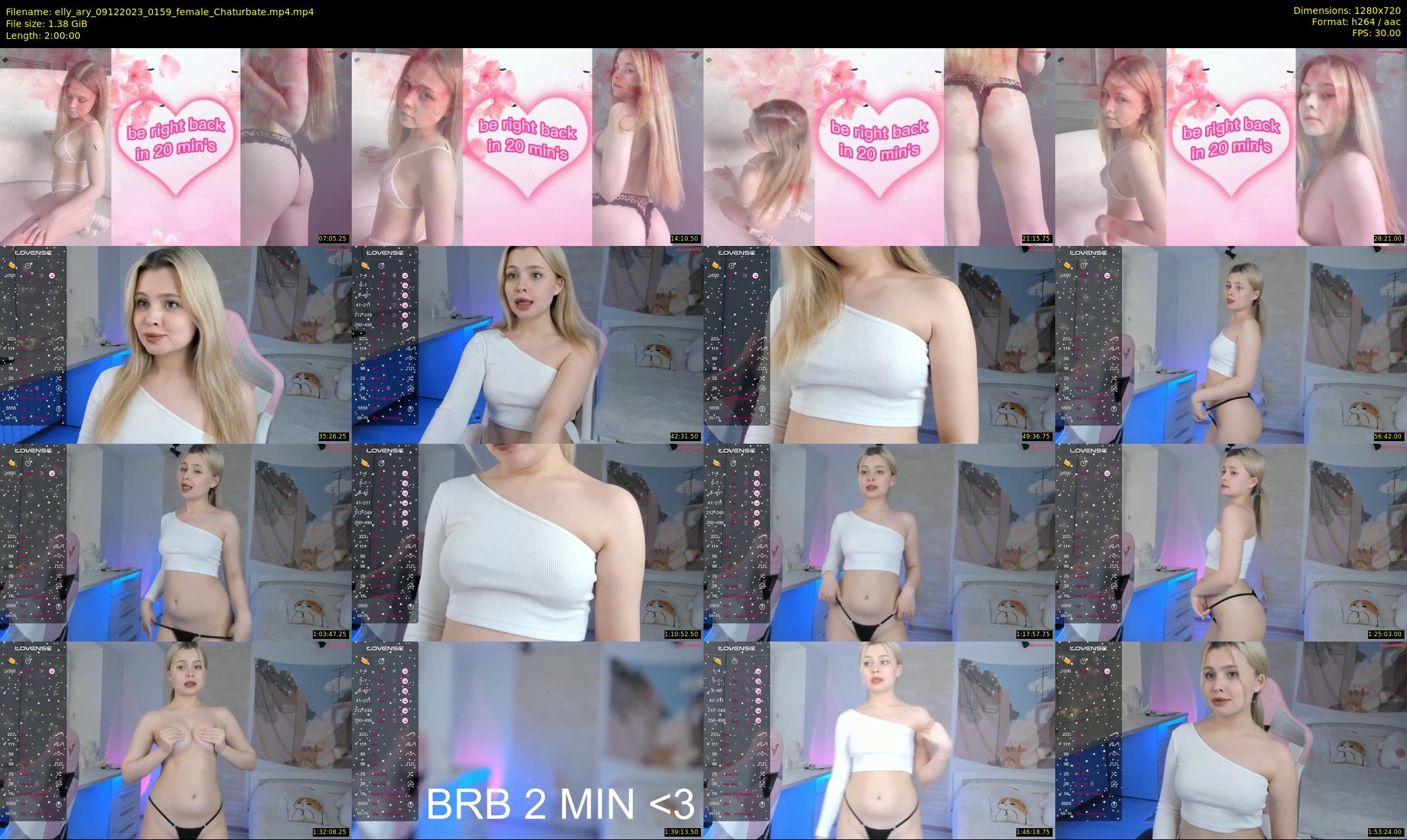 elly_ary — 120 minute Chaturbate female cam show recording, 720p, Dec 9, 2023