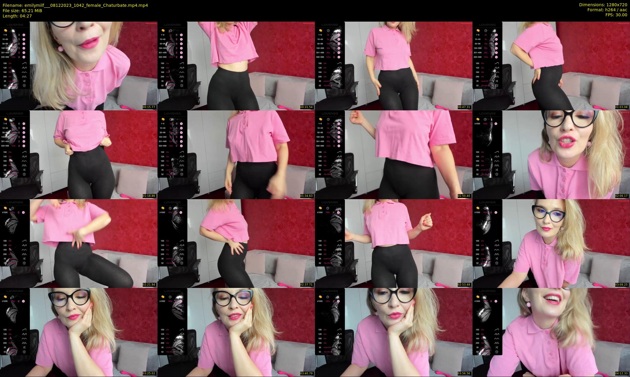 emilymilf__ — 5 minute Chaturbate female cam show recording, 720p, Dec 8, 2023