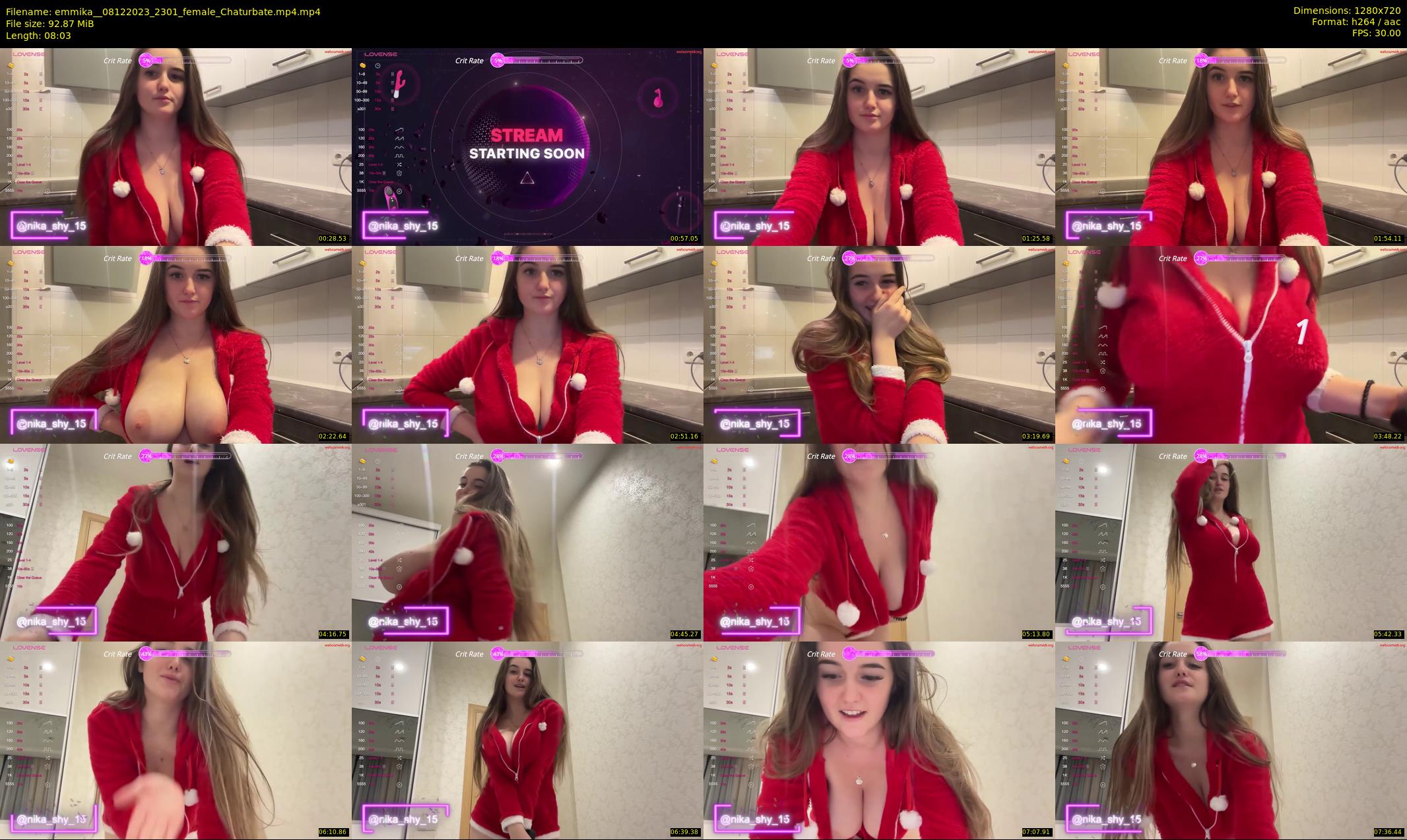 emmika_ — 9 minute Chaturbate female cam show recording, 720p, Dec 8, 2023