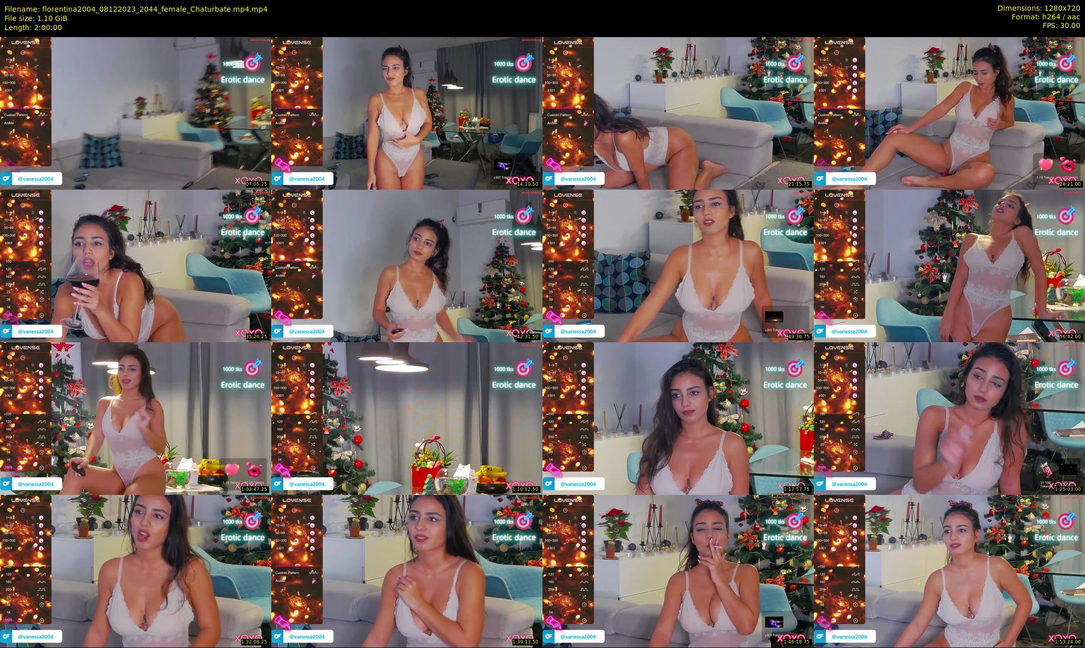 florentina2004 — 120 minute Chaturbate female cam show recording, 720p, Dec 8, 2023