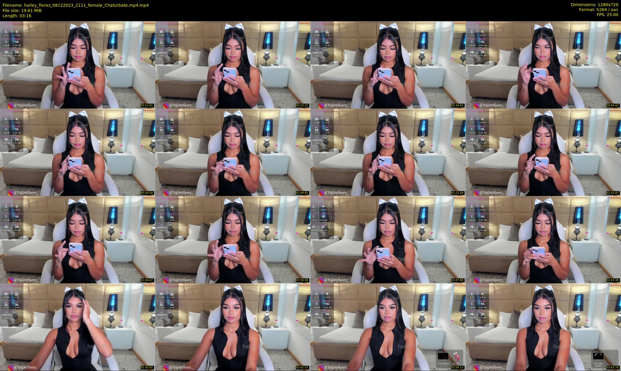 hailey_florez — 4 minute Chaturbate female cam show recording, 720p, Dec 8, 2023
