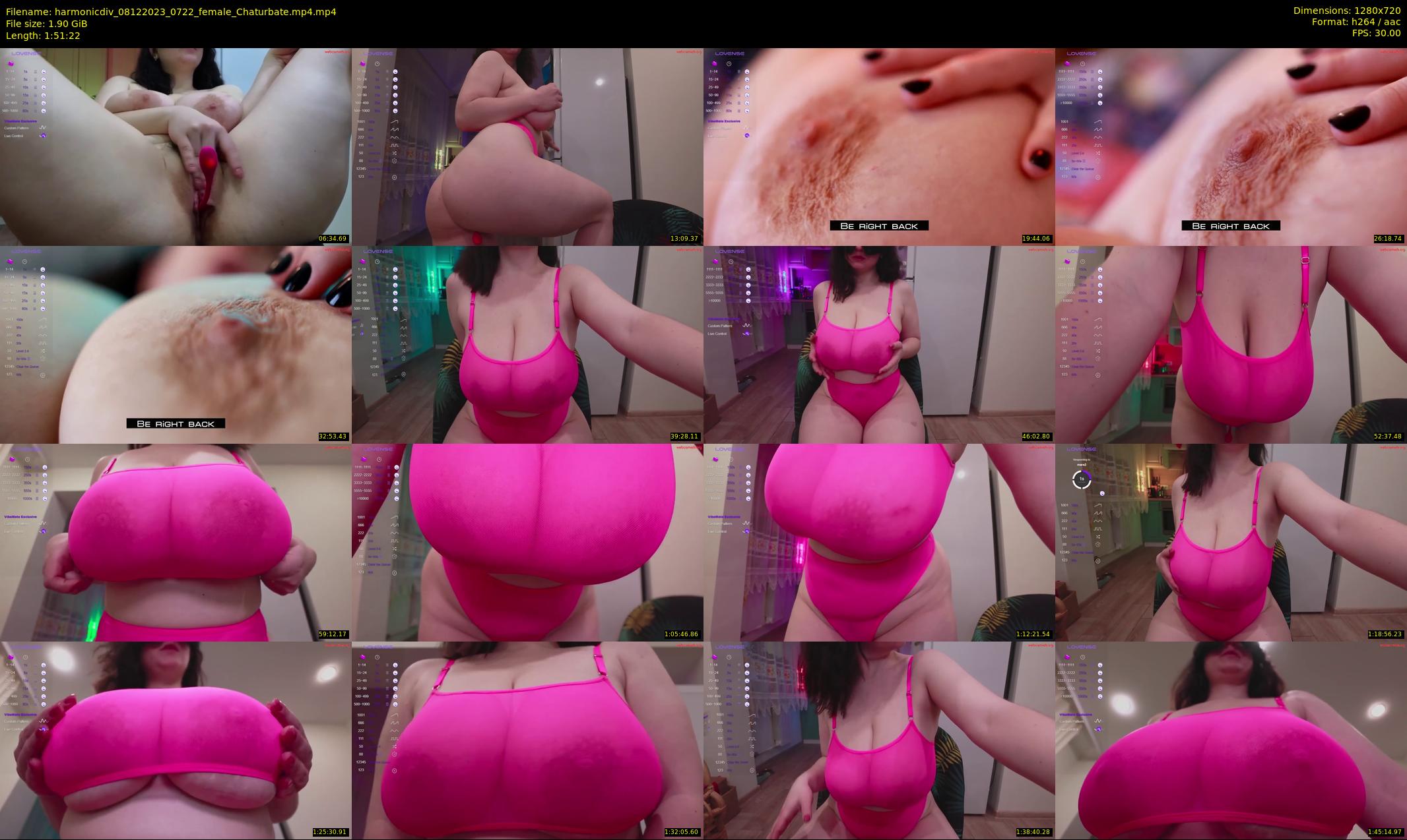 harmonicdiv — 112 minute Chaturbate female cam show recording, 720p, Dec 8, 2023