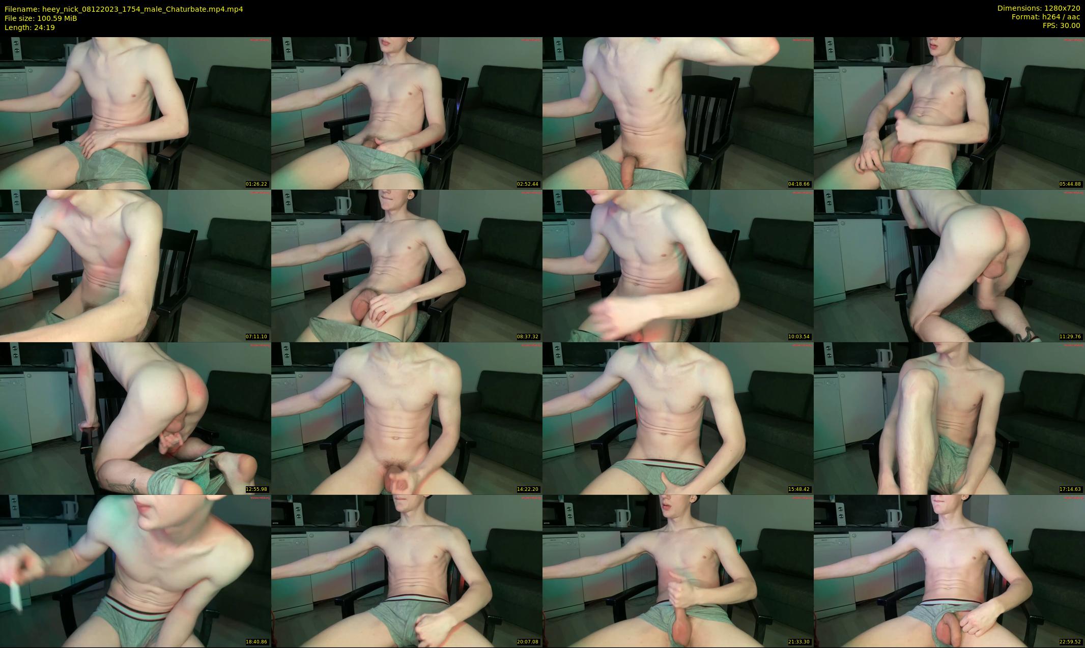 heey_nick — 25 minute Chaturbate male cam show recording, 720p, Dec 8, 2023