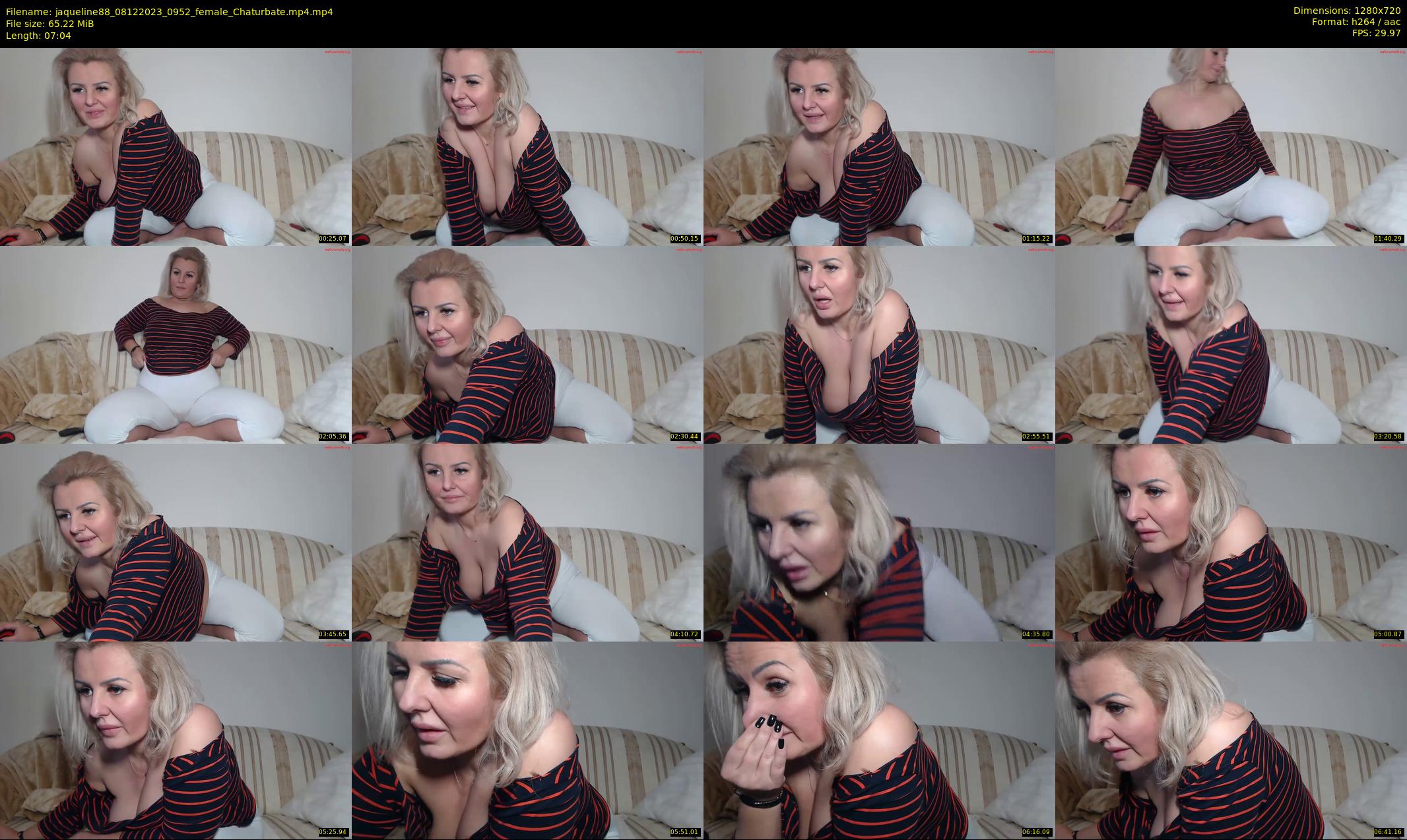 jaqueline88 — 8 minute Chaturbate female cam show recording, 720p, Dec 8, 2023