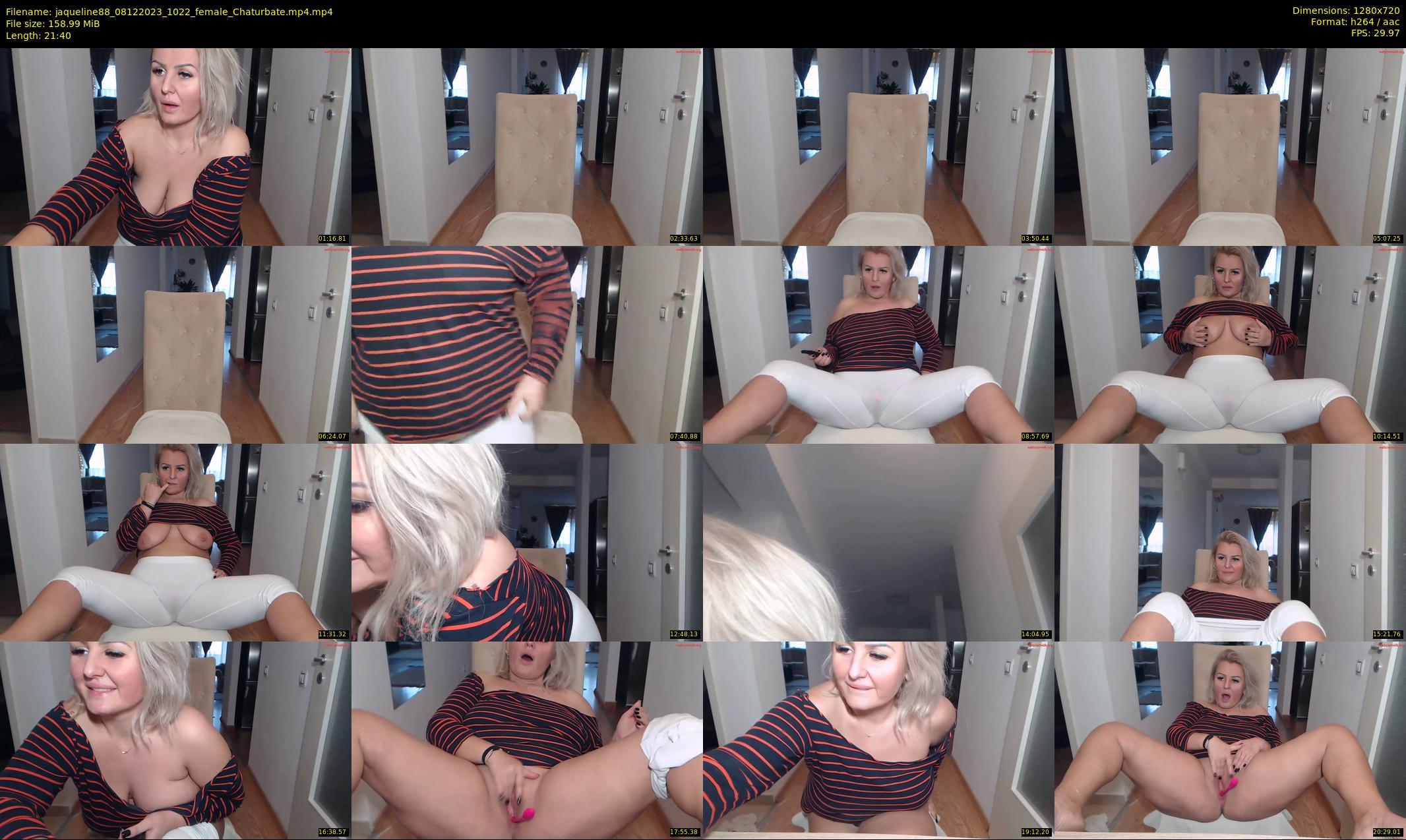 jaqueline88 — 22 minute Chaturbate female cam show recording, 720p, Dec 8, 2023
