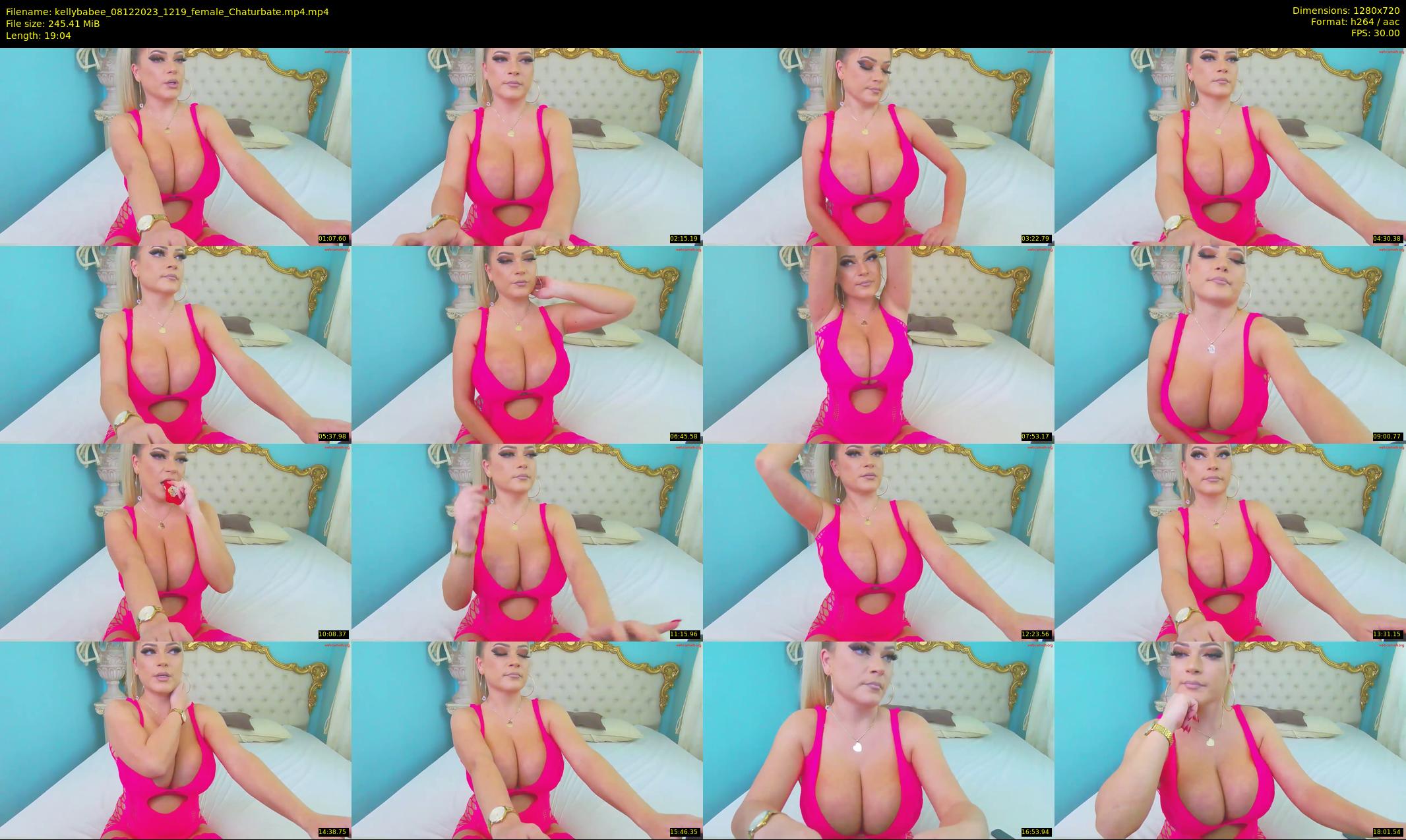 kellybabee — 20 minute Chaturbate female cam show recording, 720p, Dec 8, 2023