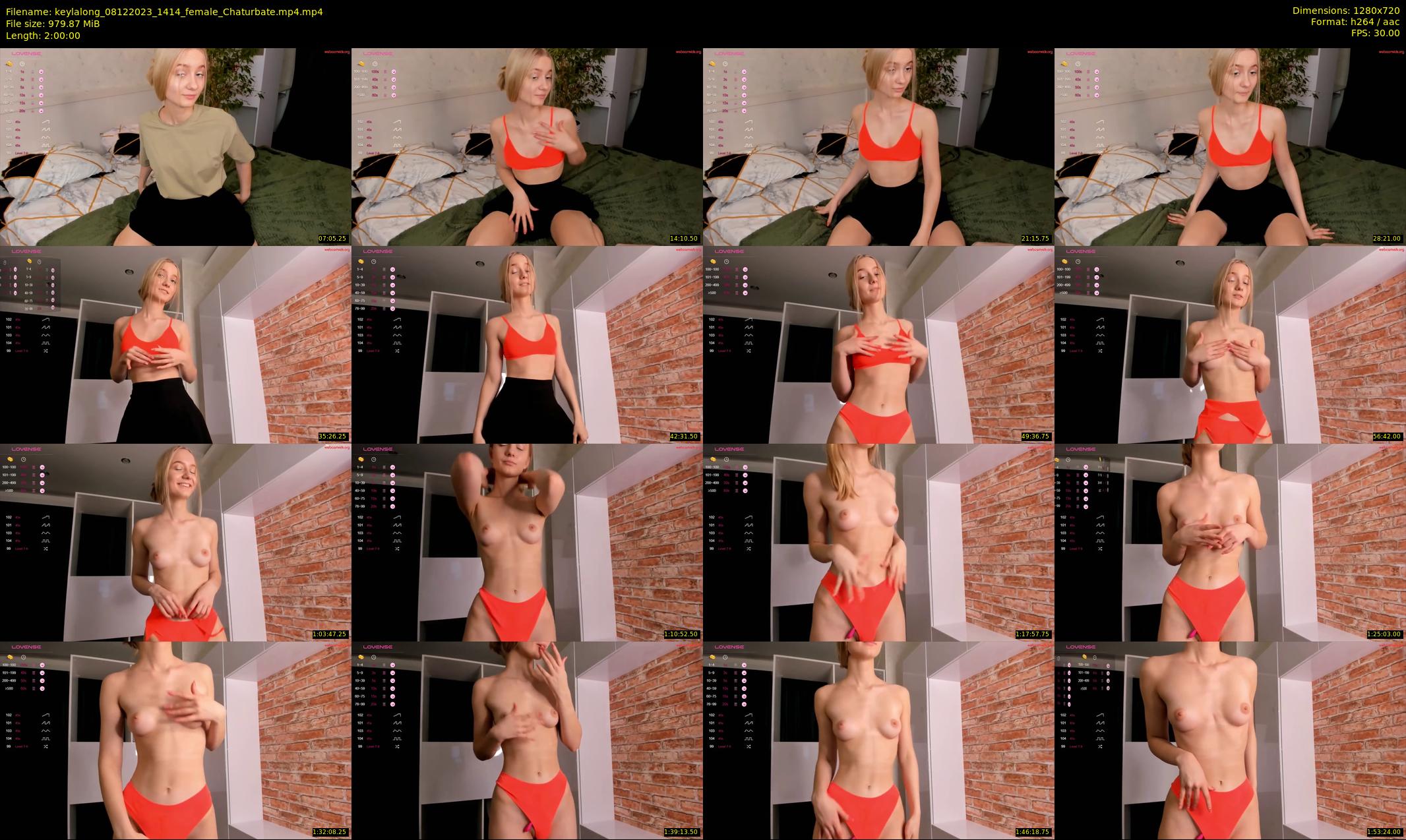 keylalong — 120 minute Chaturbate female cam show recording, 720p, Dec 8, 2023
