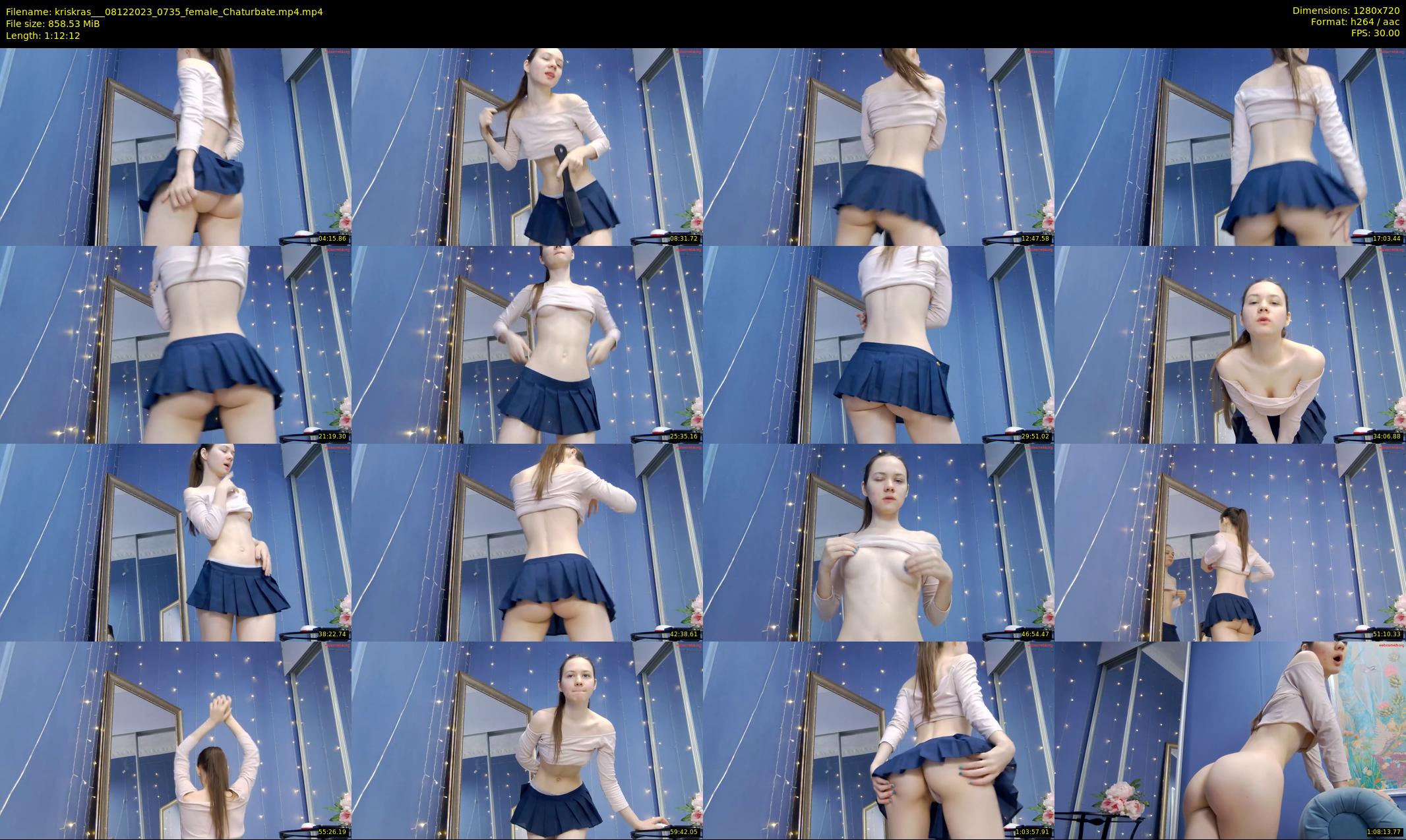 kriskras__ — 73 minute Chaturbate female cam show recording, 720p, Dec 8, 2023