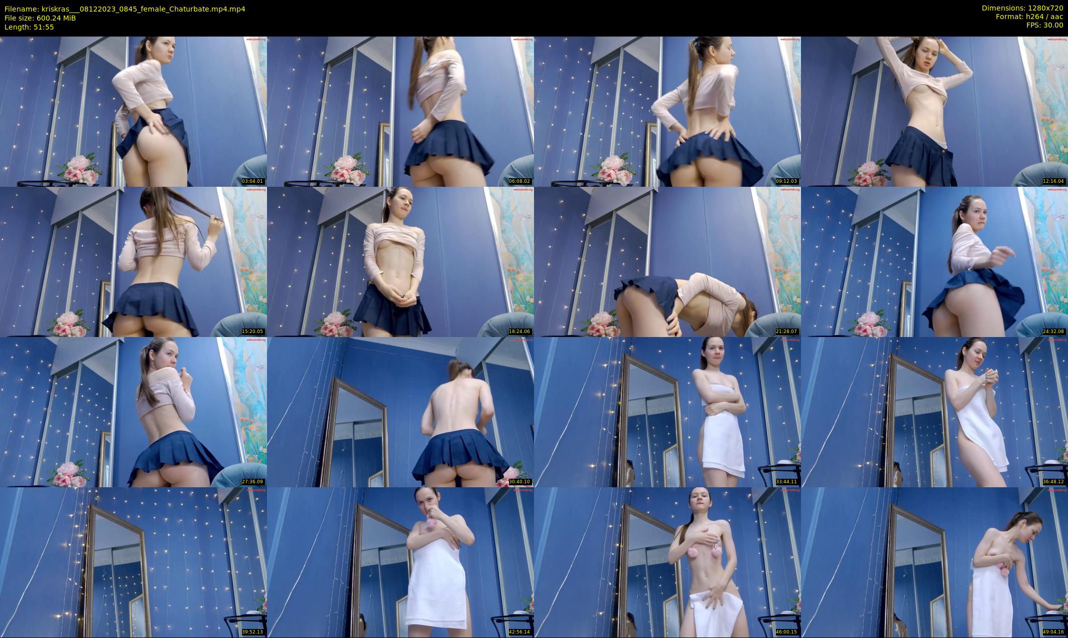 kriskras__ — 52 minute Chaturbate female cam show recording, 720p, Dec 8, 2023