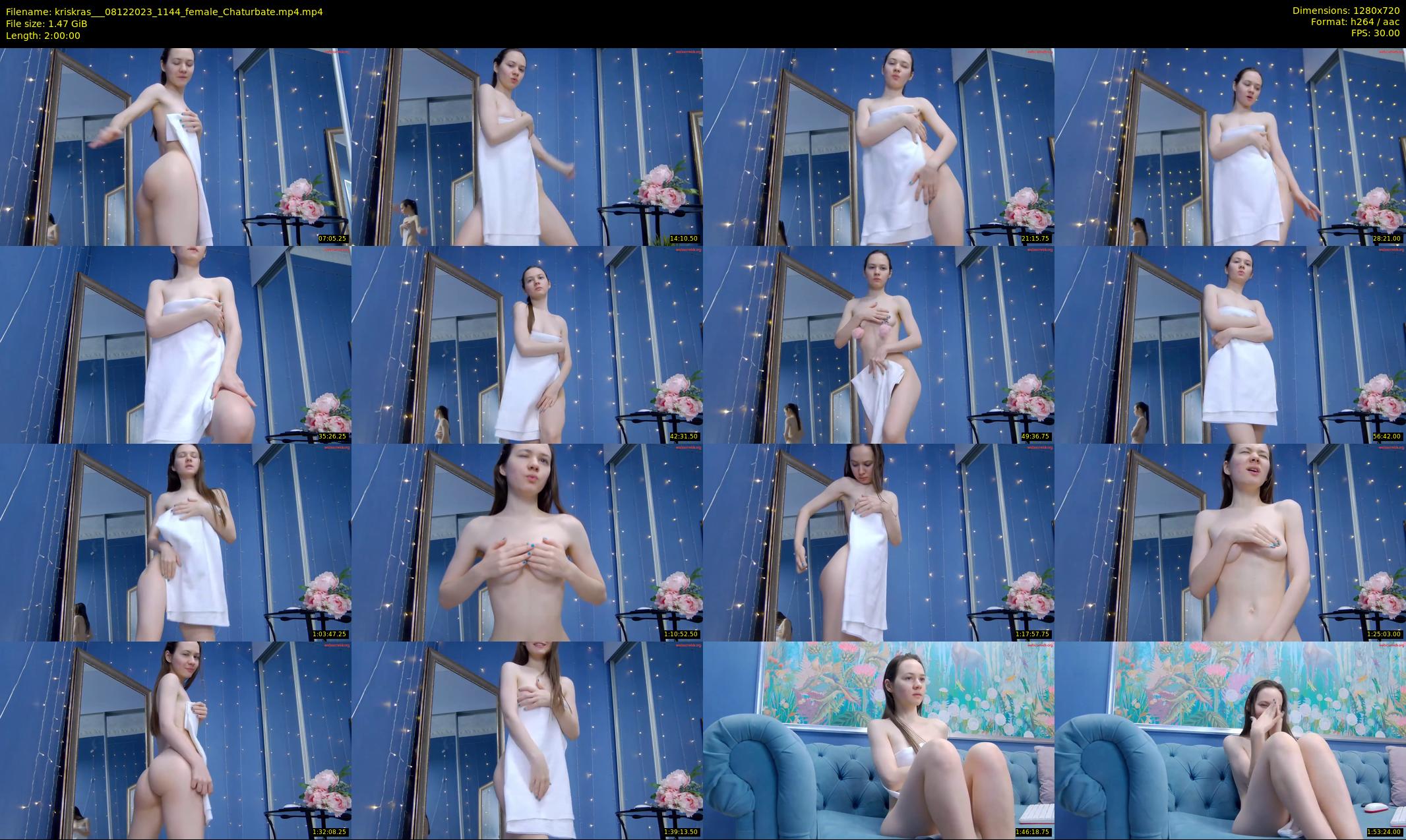 kriskras__ — 120 minute Chaturbate female cam show recording, 720p, Dec 8, 2023