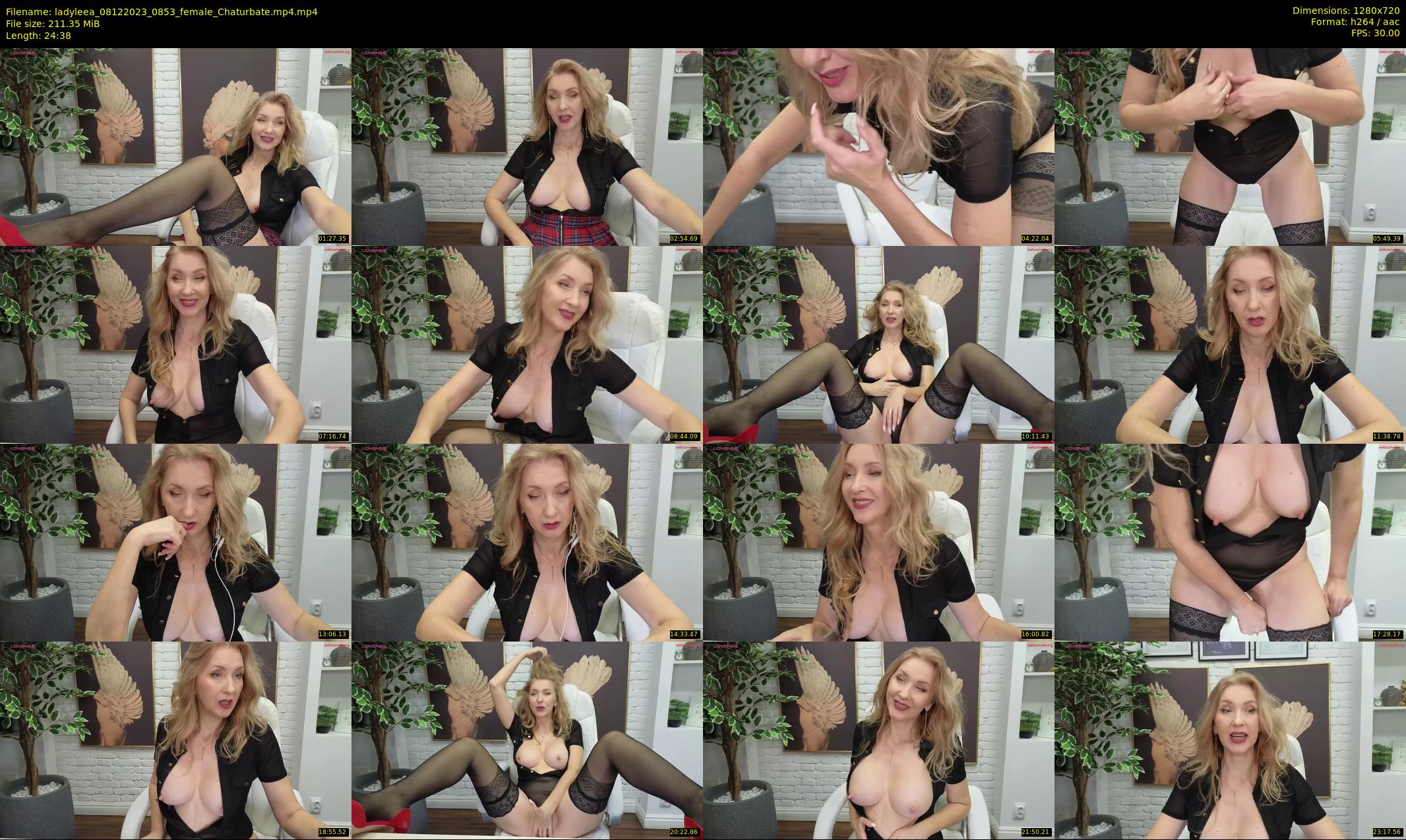 ladyleea — 25 minute Chaturbate female cam show recording, 720p, Dec 8, 2023