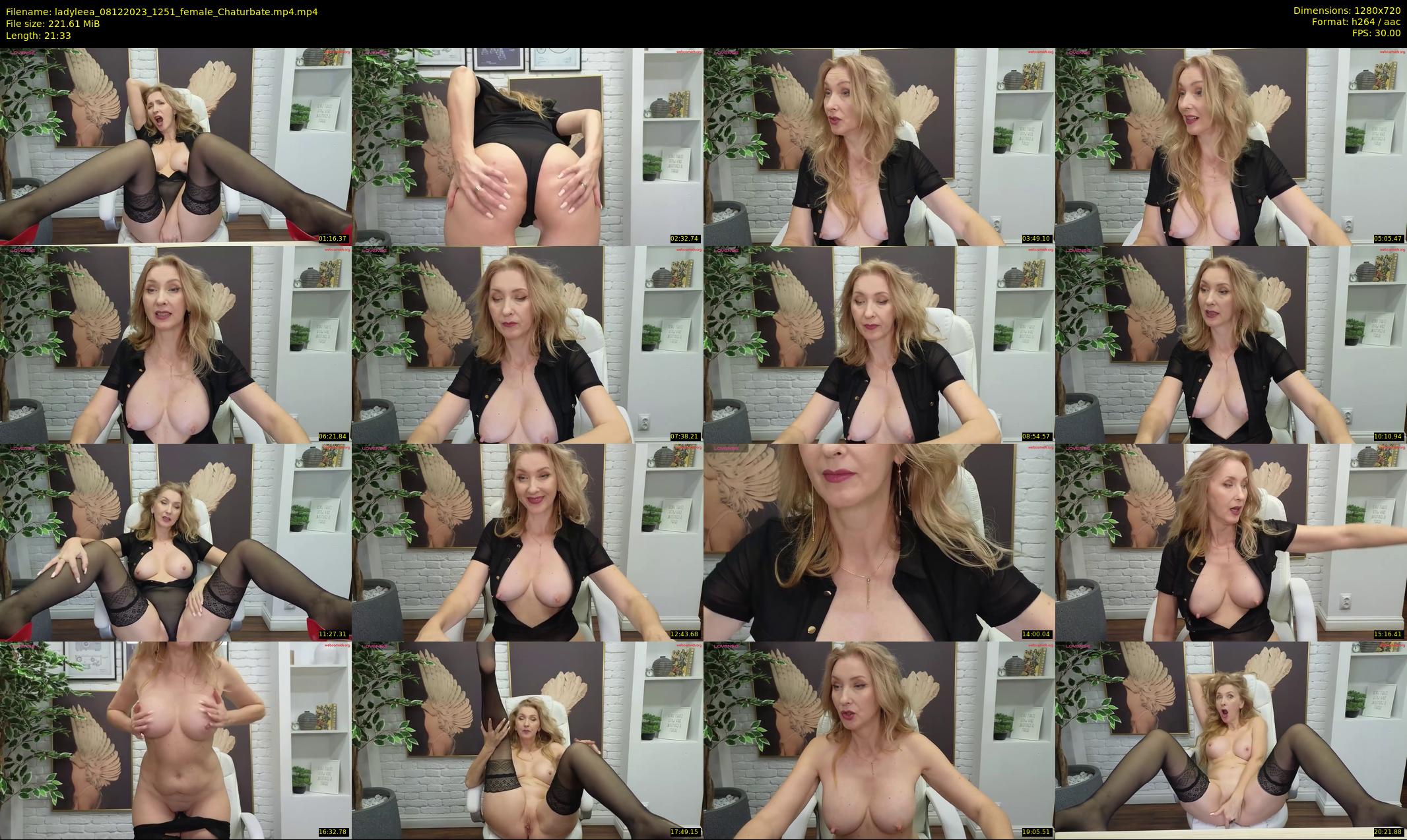 ladyleea — 22 minute Chaturbate female cam show recording, 720p, Dec 8, 2023